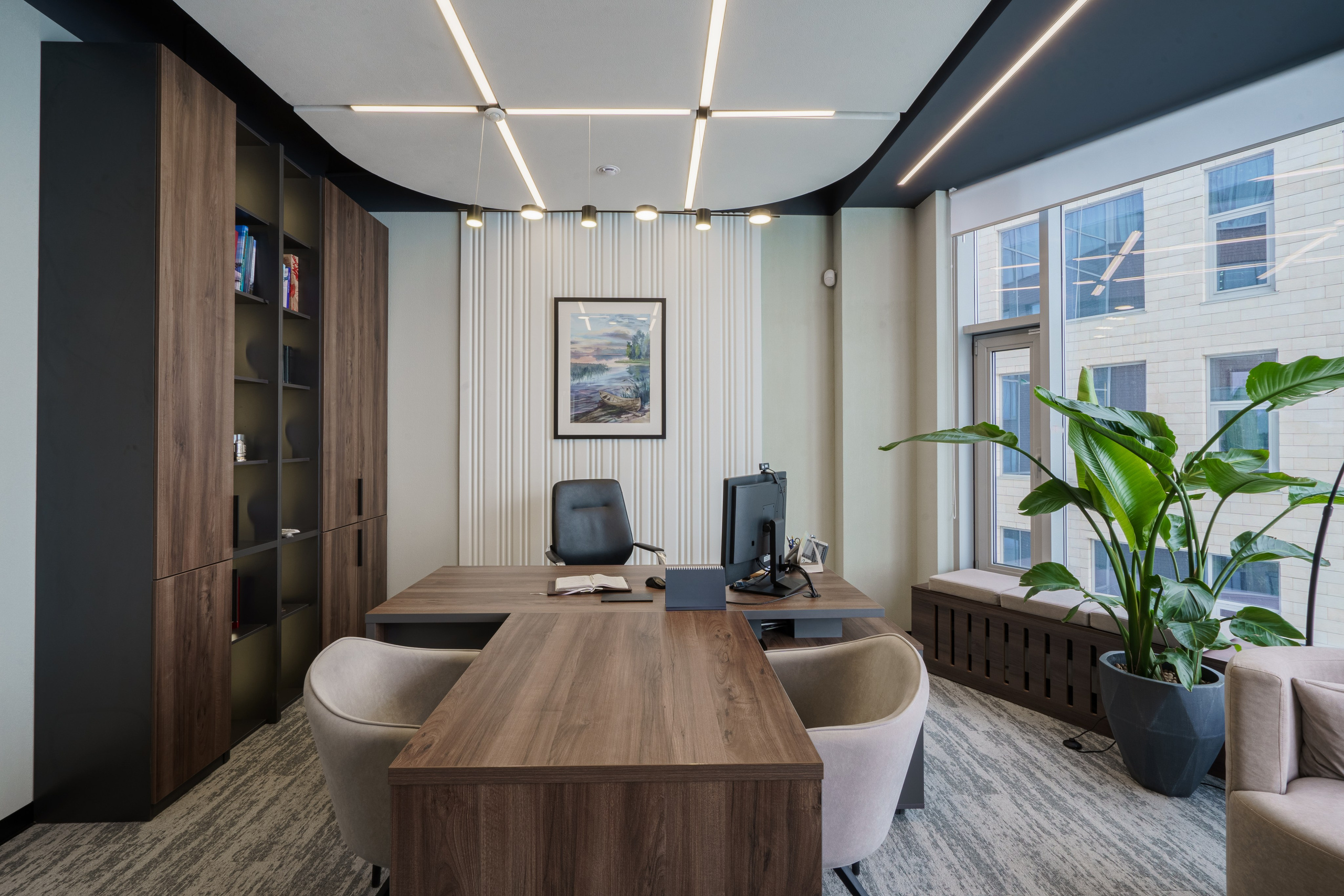 Интерьерная фотосъемка офиса Сбербанка, профессиональный фотограф в Архангельске