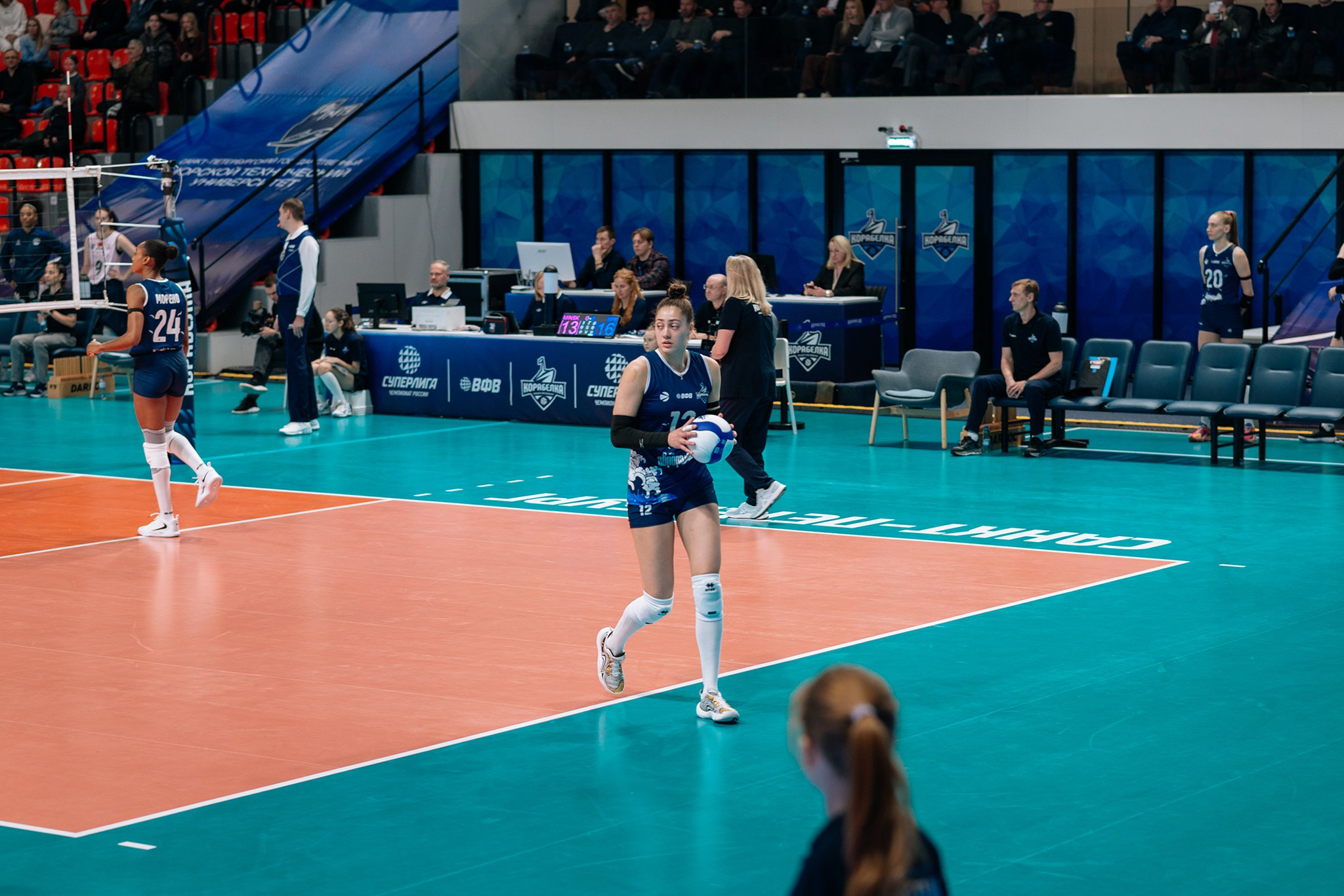 «Корабелка» — «Минчанка» Суперлига чемпионат России. Январь 26. Репортажный фотограф в Санкт-Петербурге Анастасия Клёпова