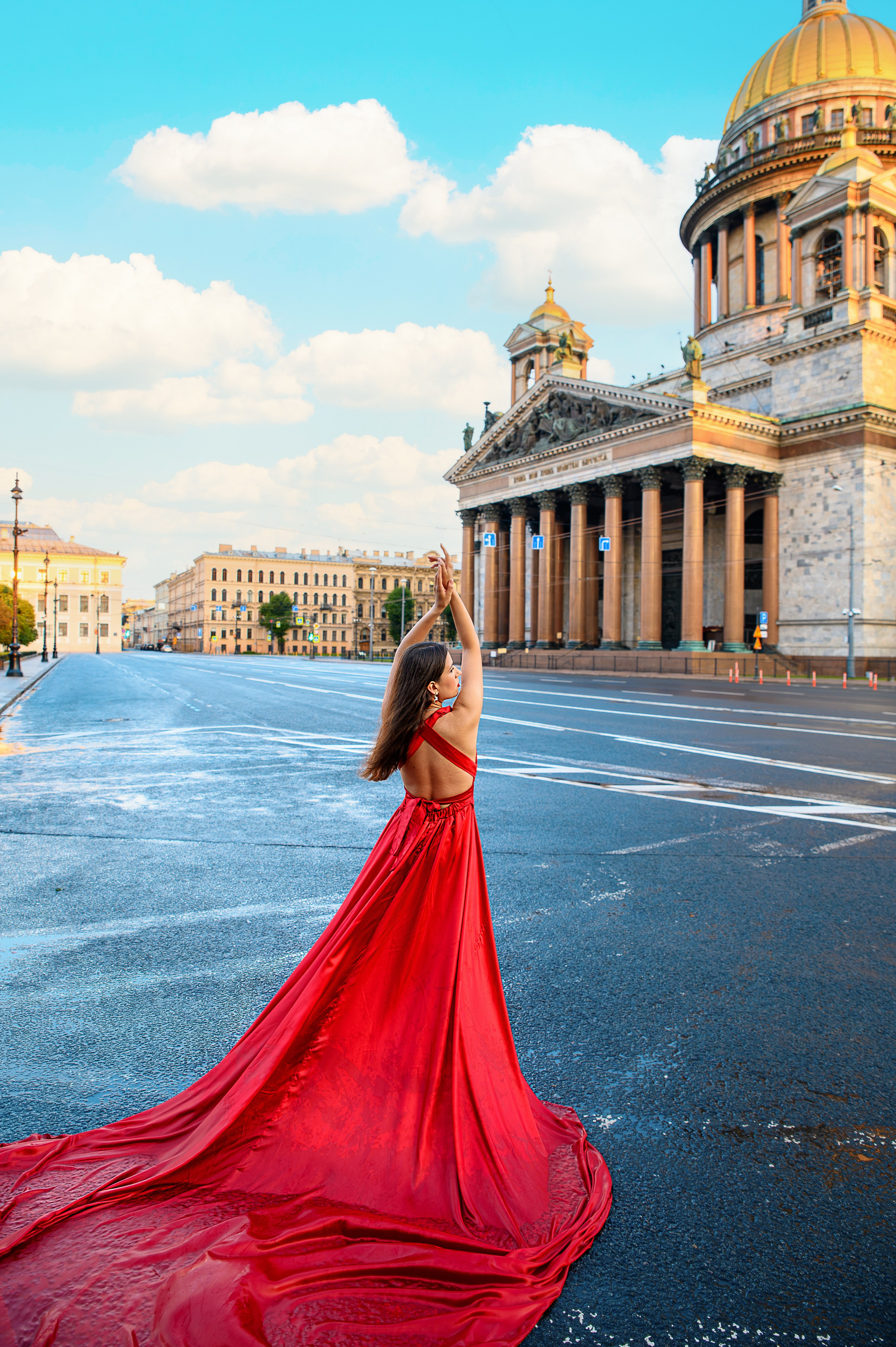 Рассвет у Исаакия | Фотосессия девушек | Портфолио