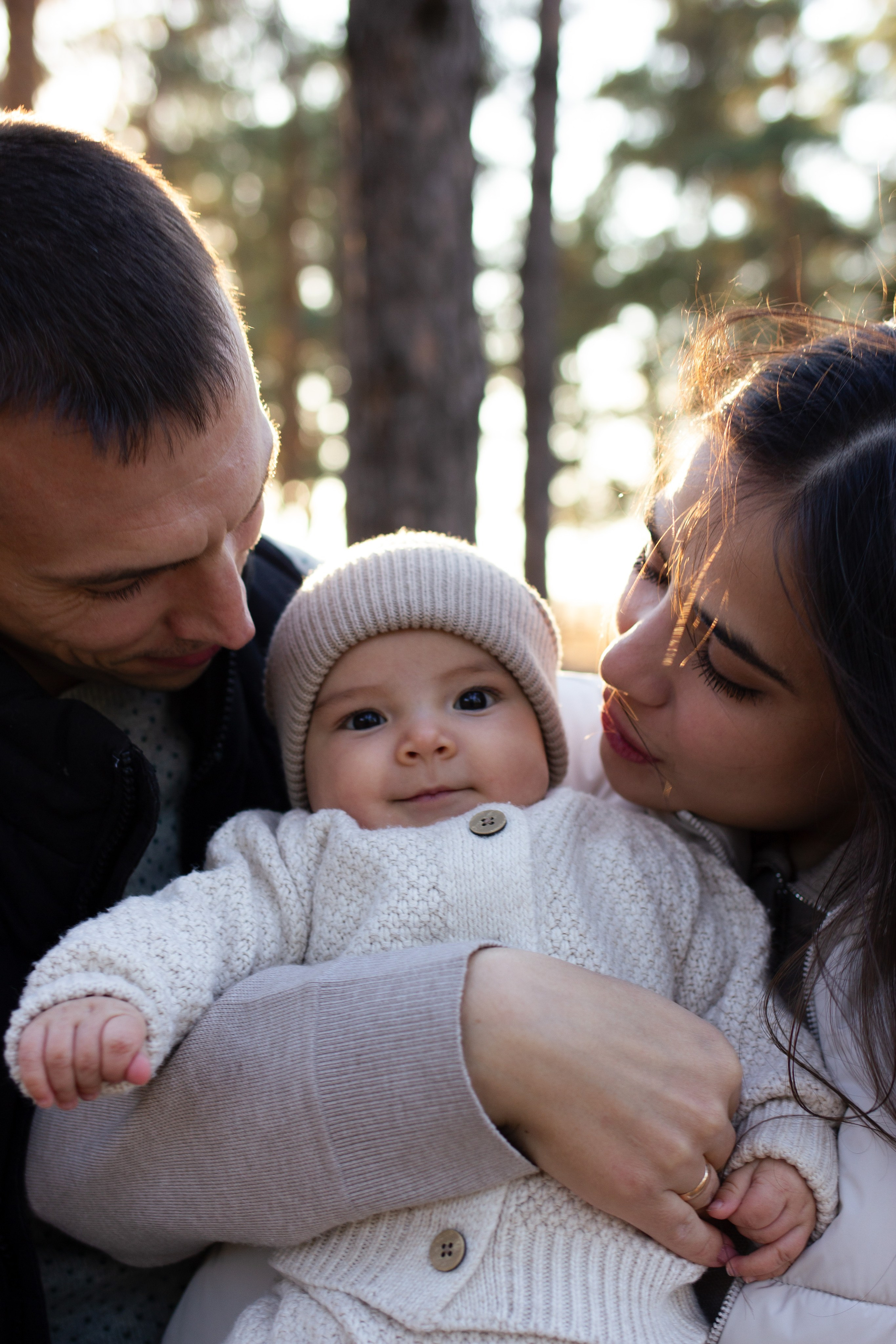 Семья лес. Newborn-barykina.ru