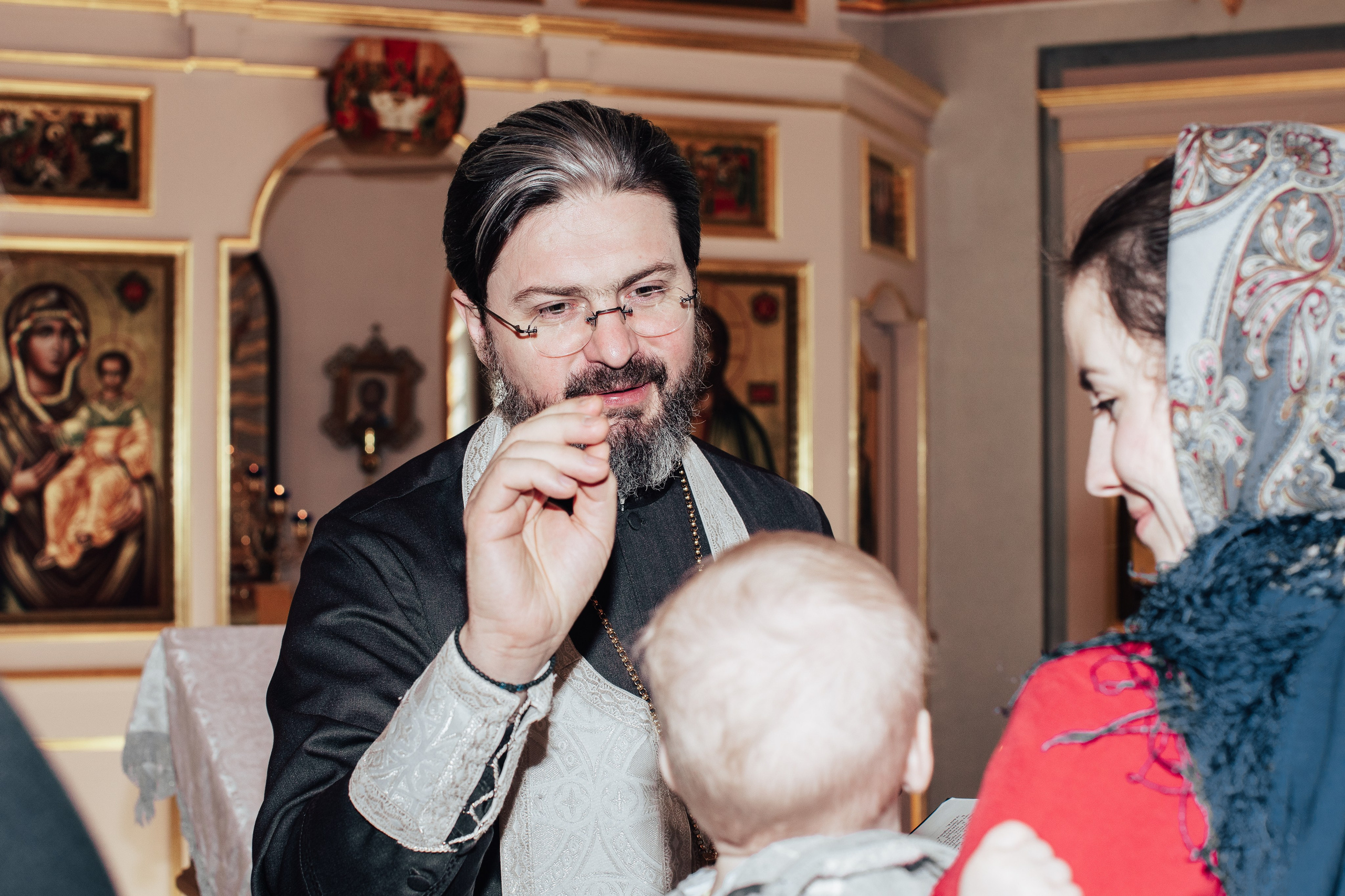 Крещение Анисии. Фотосессии в Москве - фотограф Неонилла Ленко