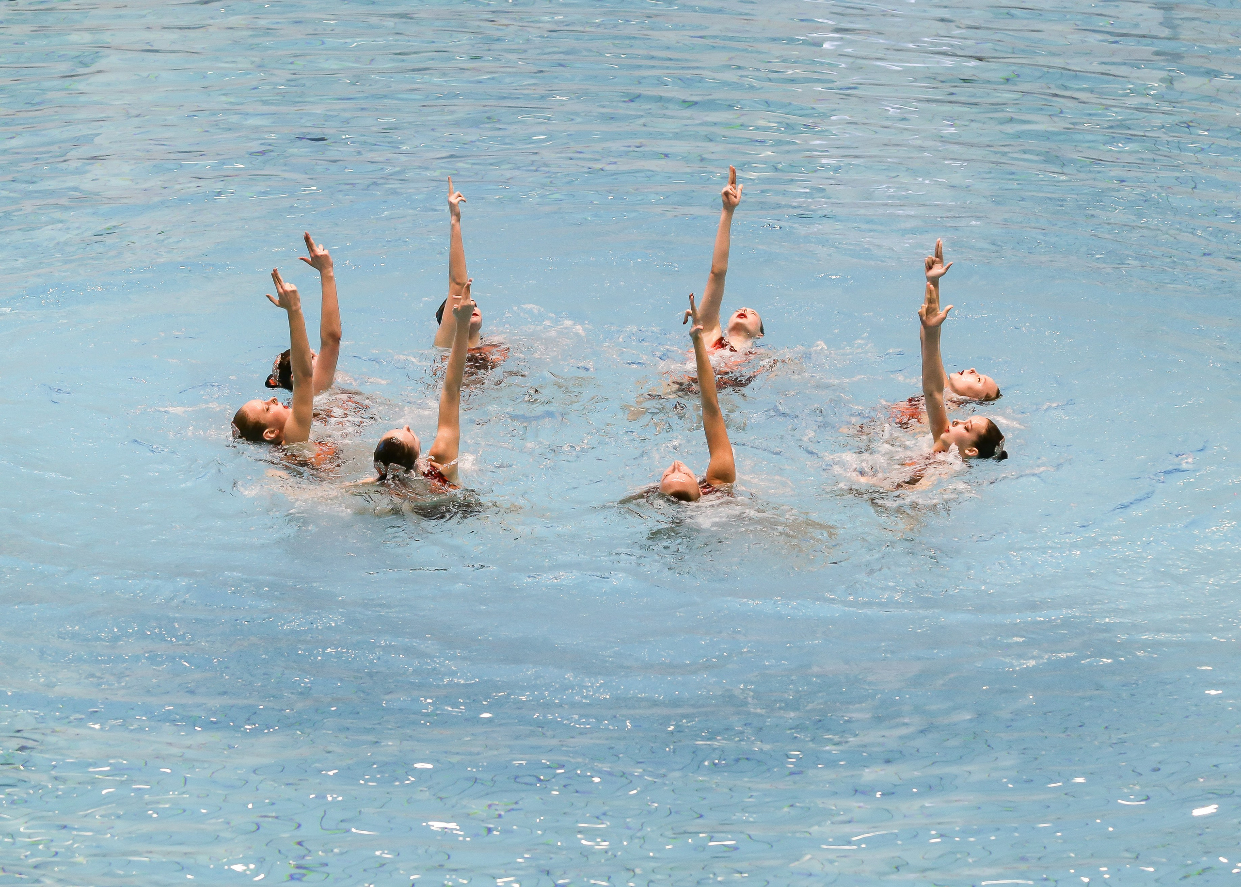 Первенство России по синхронному плаванию. Техническая программа. Группы. Репортажный фотограф в Москве