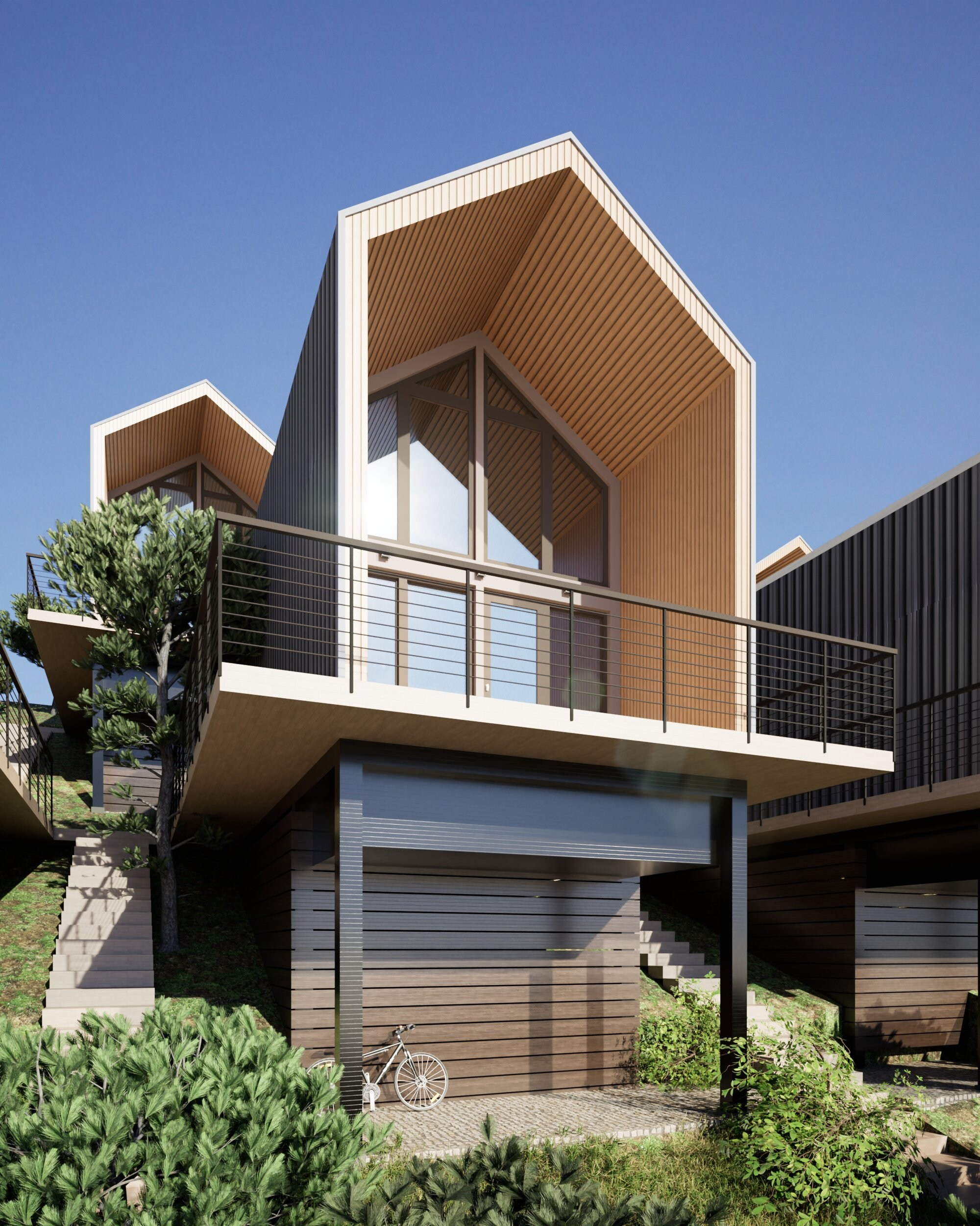 2025 / Туристический комплекс в с. Сукко (Анапа). Архитектурное проектирование и дизайн интерьеров. г. Анапа