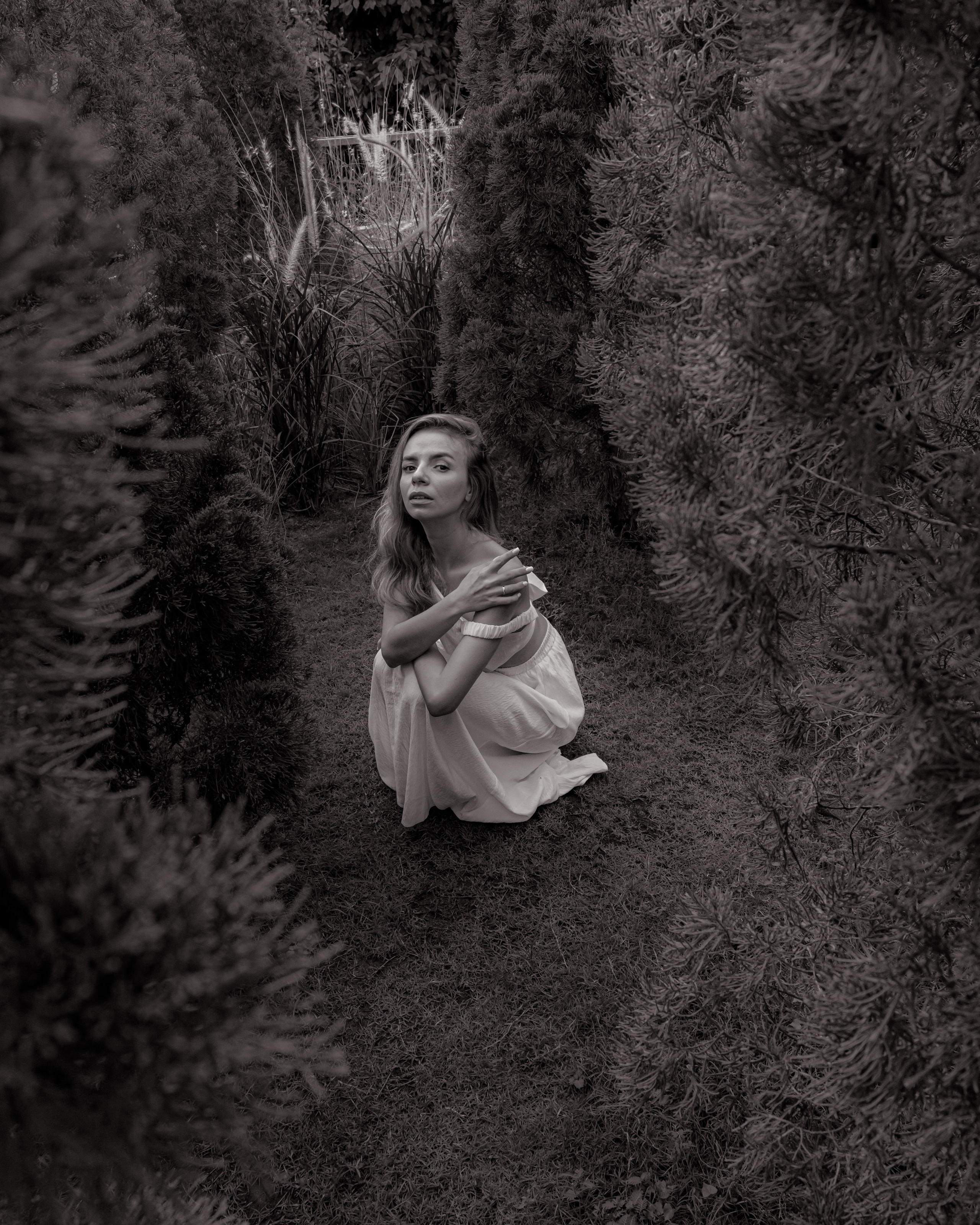 Natasha. Among these firs. Portrait photographer Nha Trang | Julia Meshanina