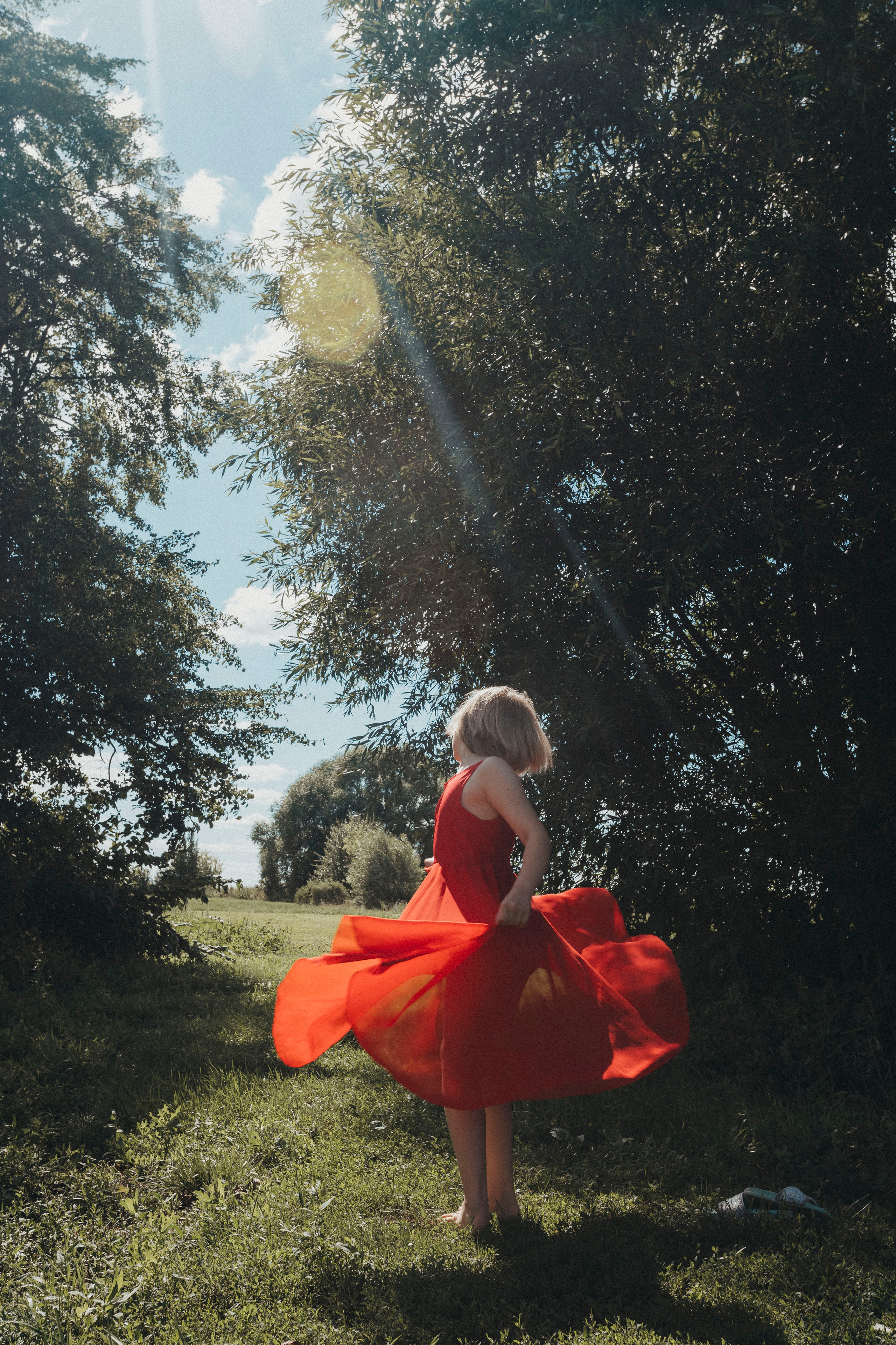 Детская фотосессия на природе