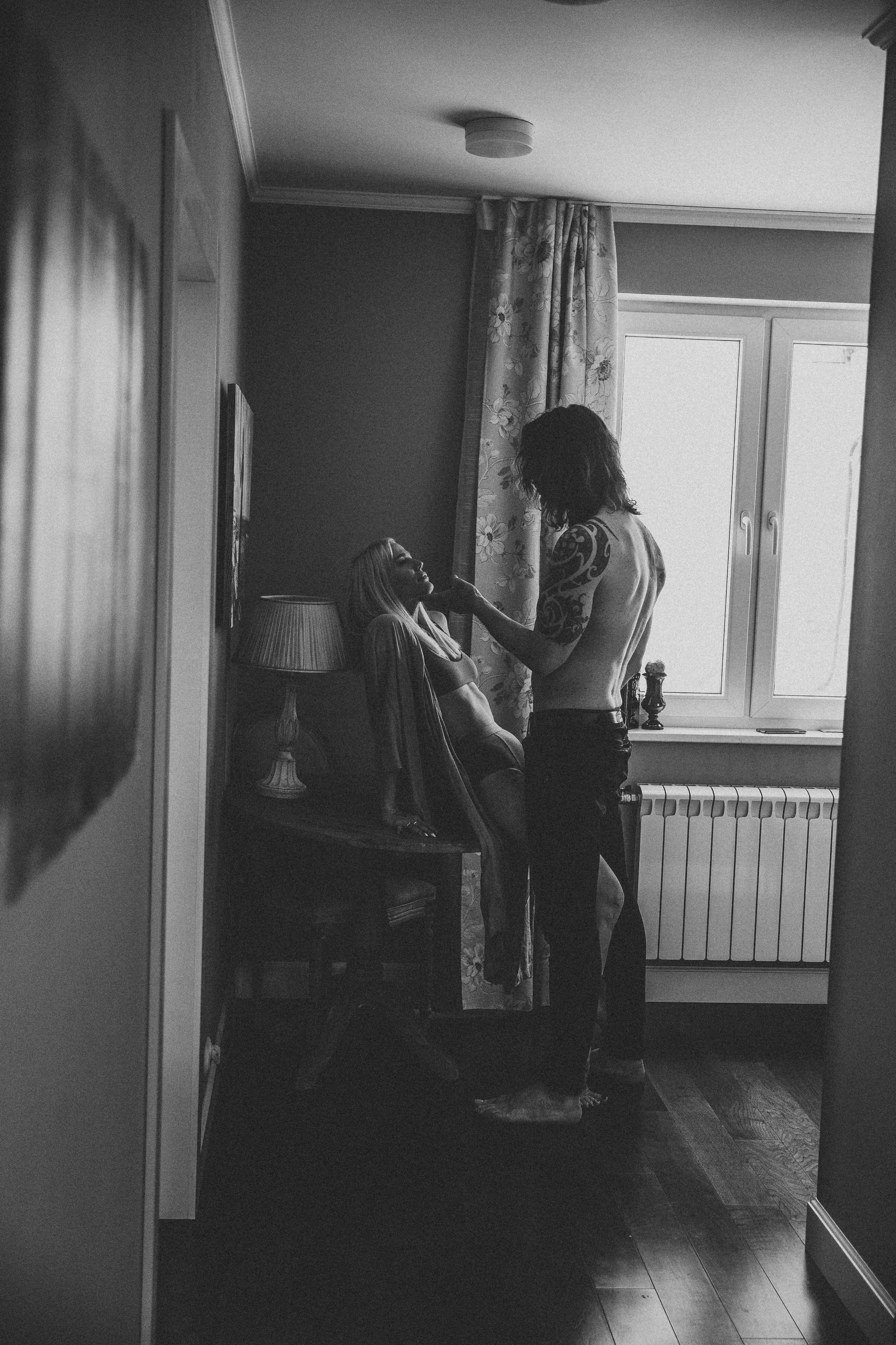 фотосессия пары в студии