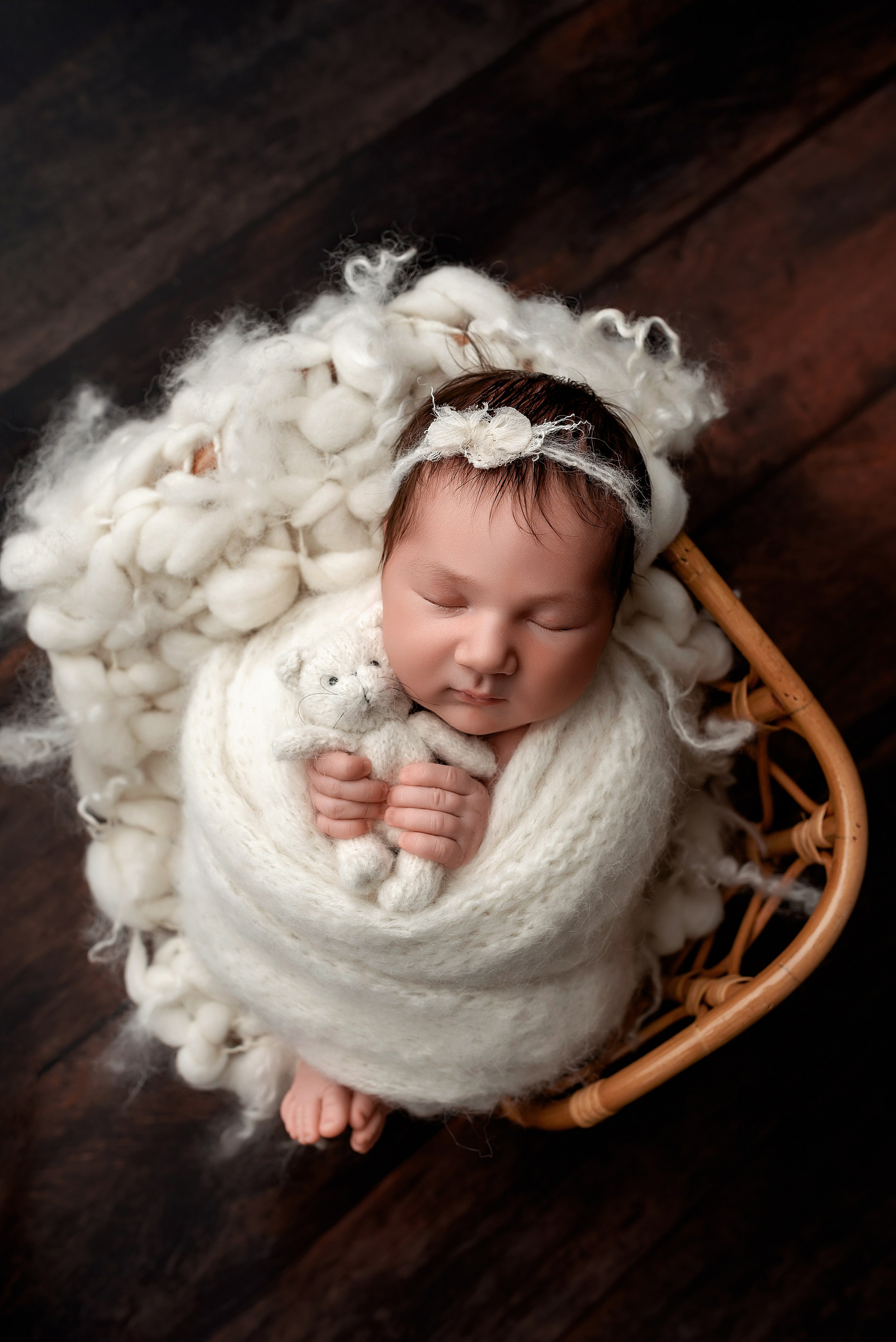 Новорождённые девочки. Детский фотограф новорождённых в Минске Боровик Екатерина