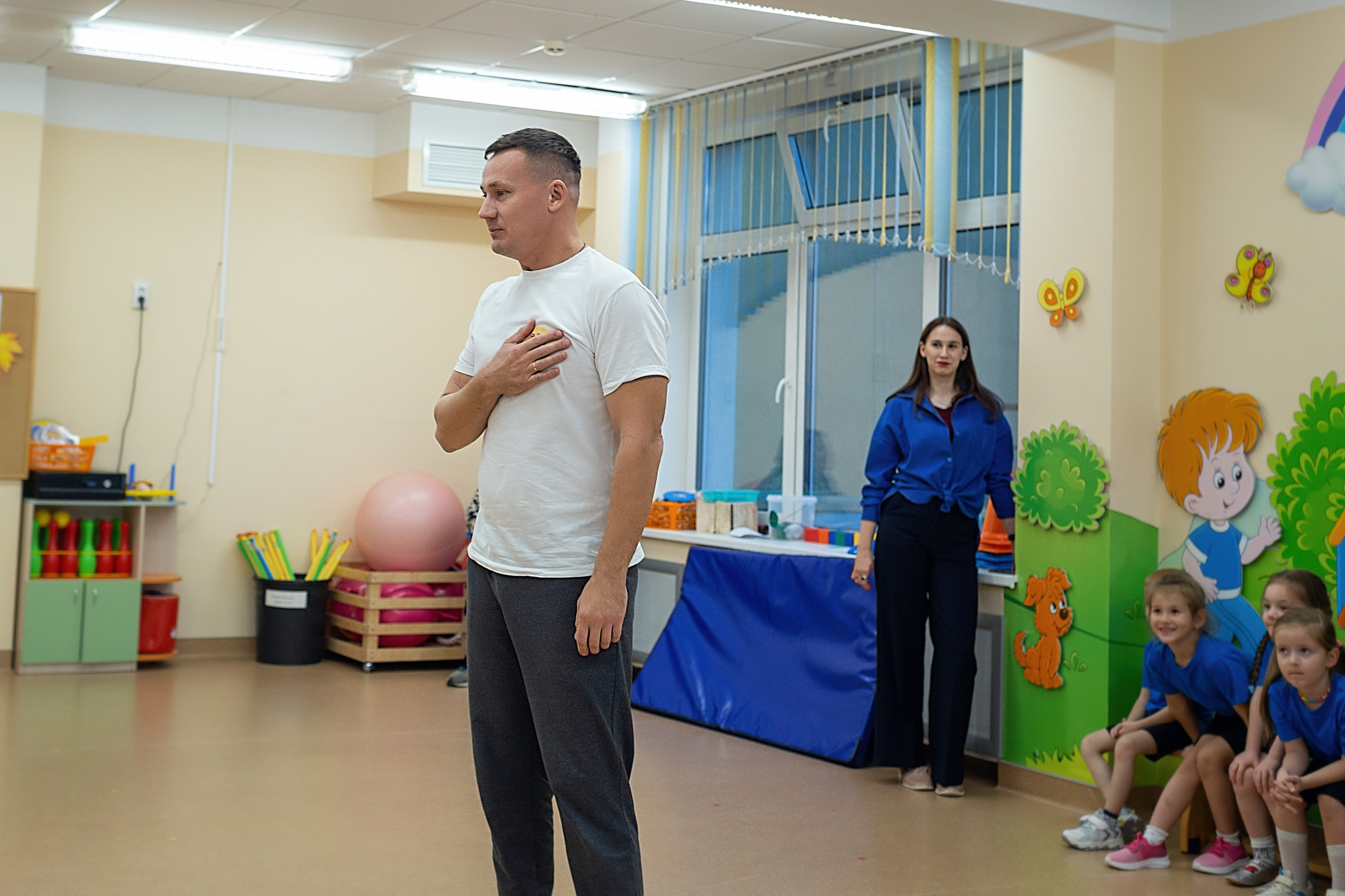 День пап в детском саду_2024. Семейный фотограф в Санкт-Петербурге