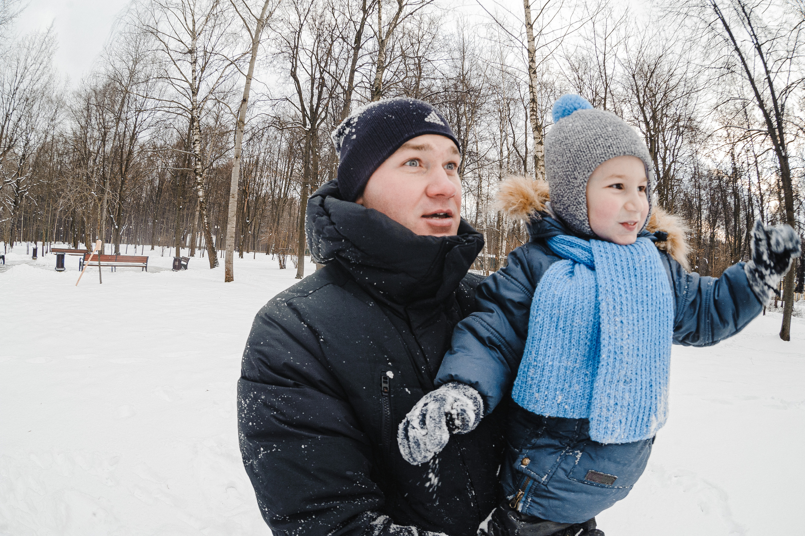 Зимняя прогулка. Свадебный фотограф в Москве Алексей Тук