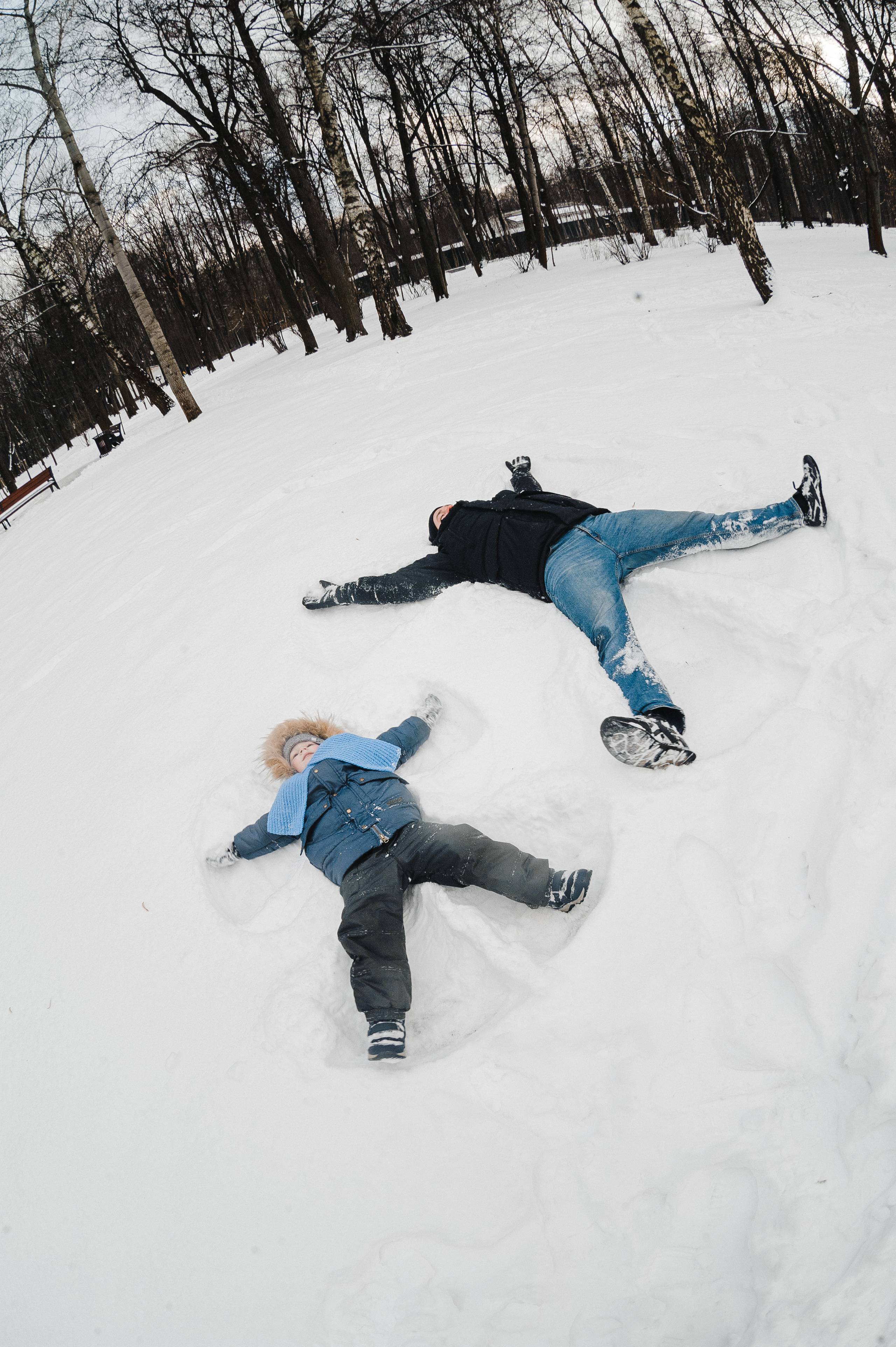 Зимняя прогулка. Свадебный фотограф в Москве Алексей Тук