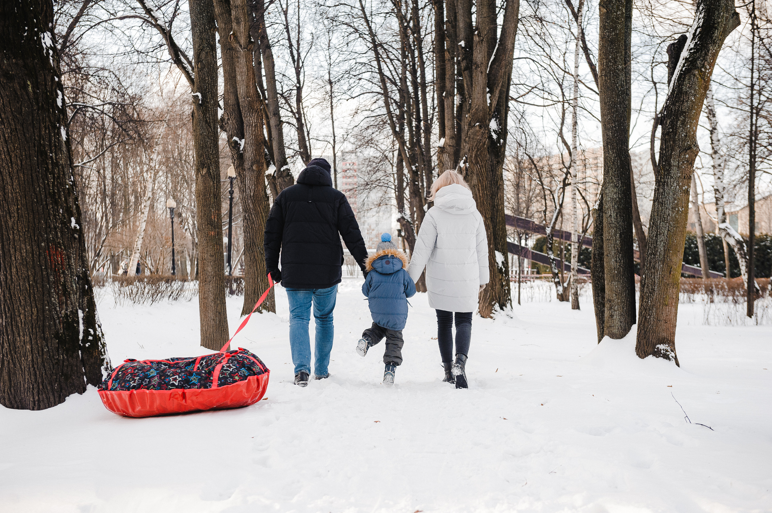 Зимняя прогулка. Свадебный фотограф в Москве Алексей Тук