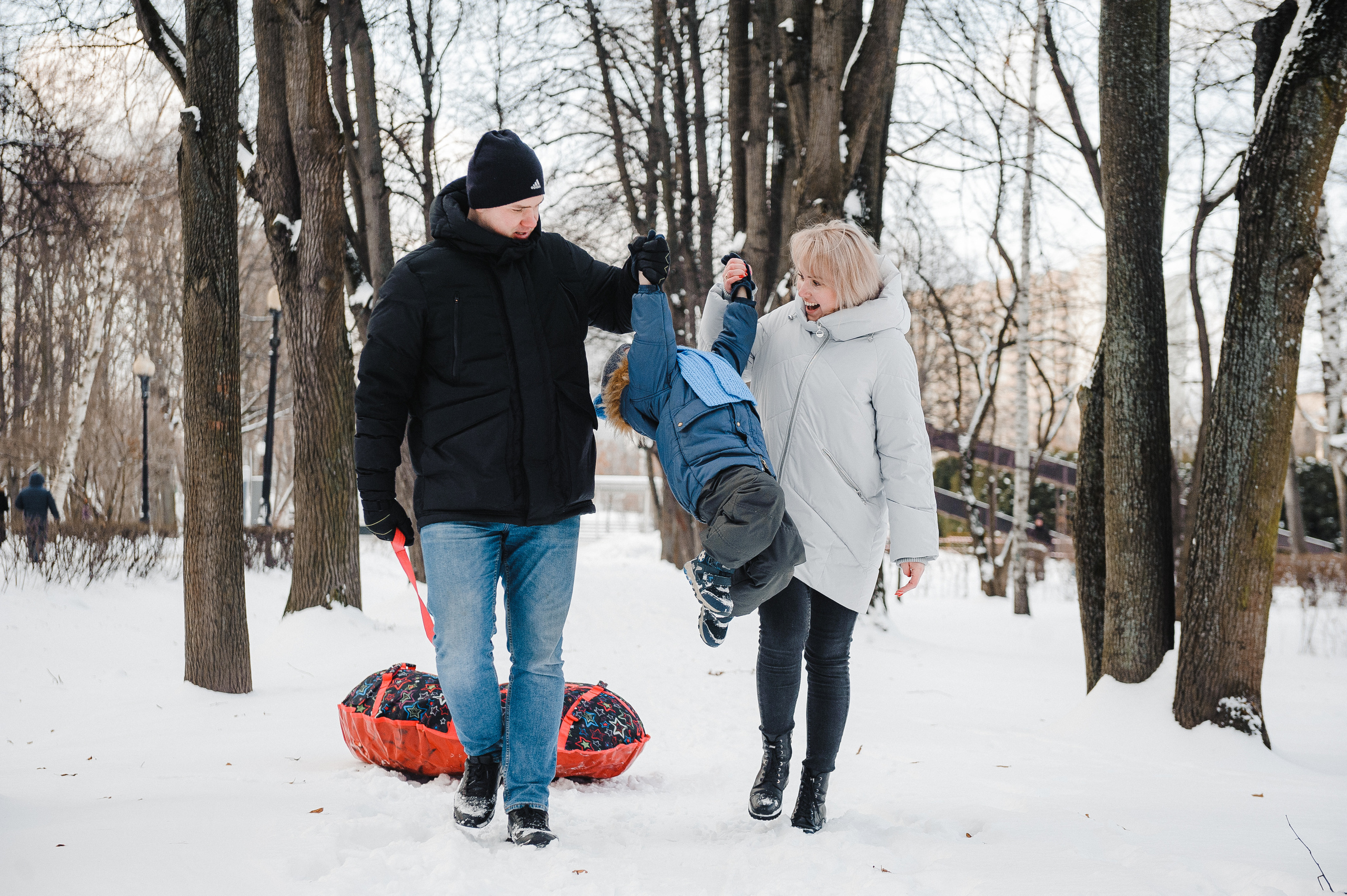 Зимняя прогулка. Свадебный фотограф в Москве Алексей Тук