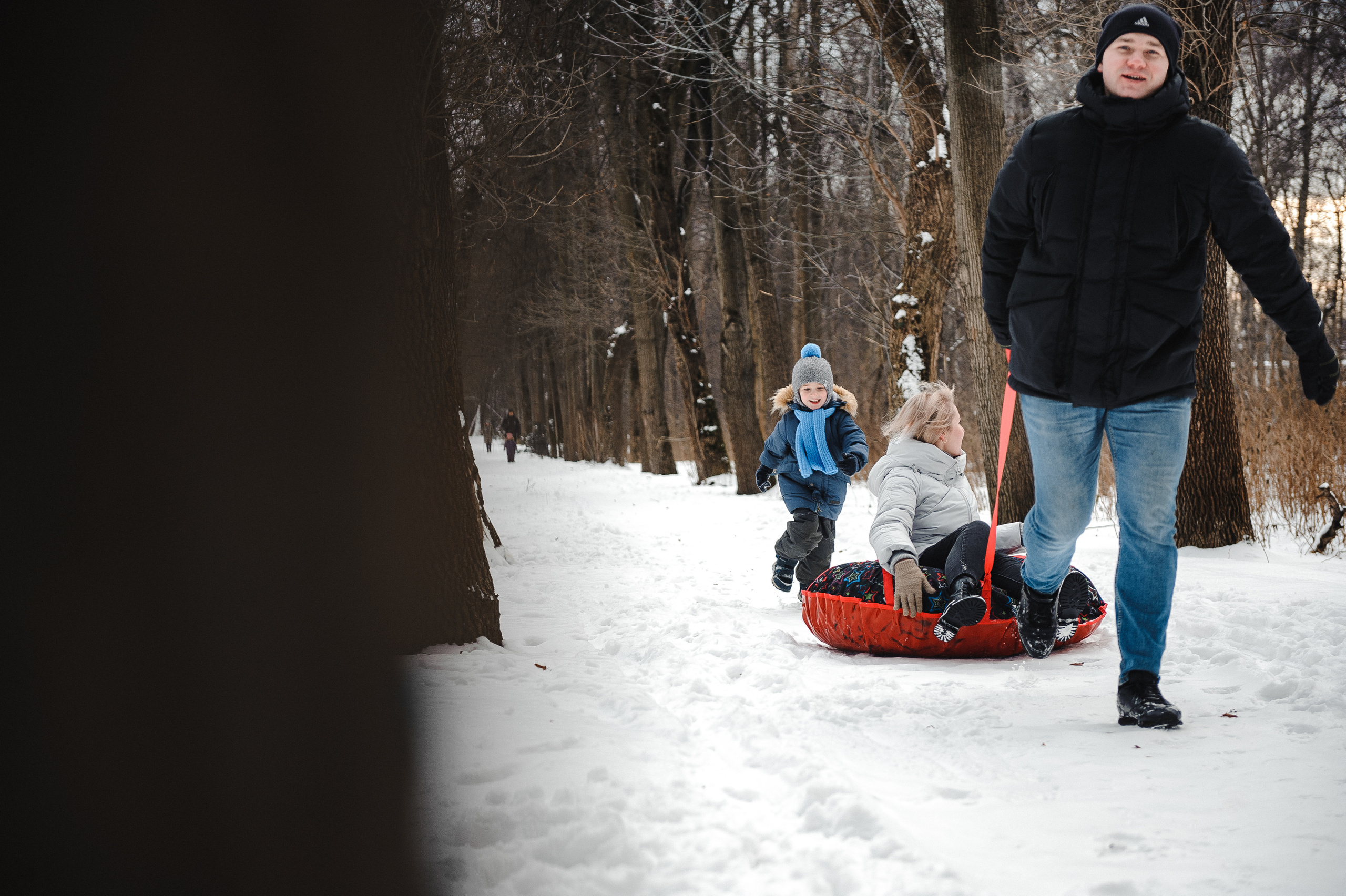 Зимняя прогулка. Свадебный фотограф в Москве Алексей Тук