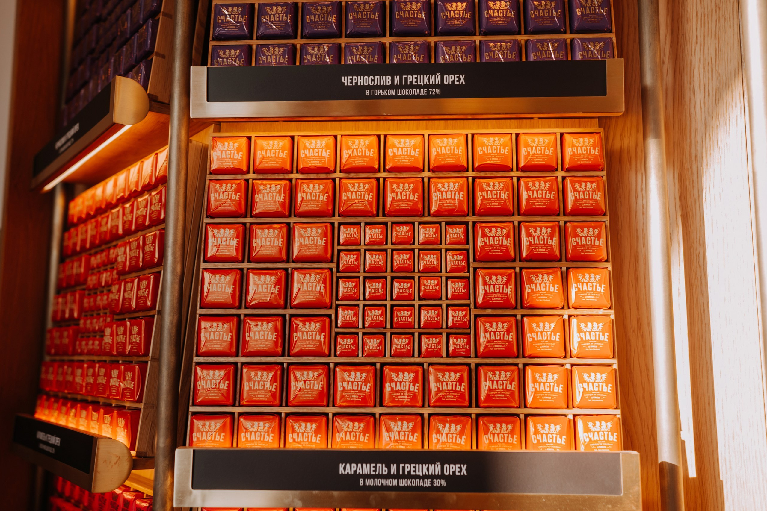 Презентация конфет Счастье. Night2Day Санкт-Петербург