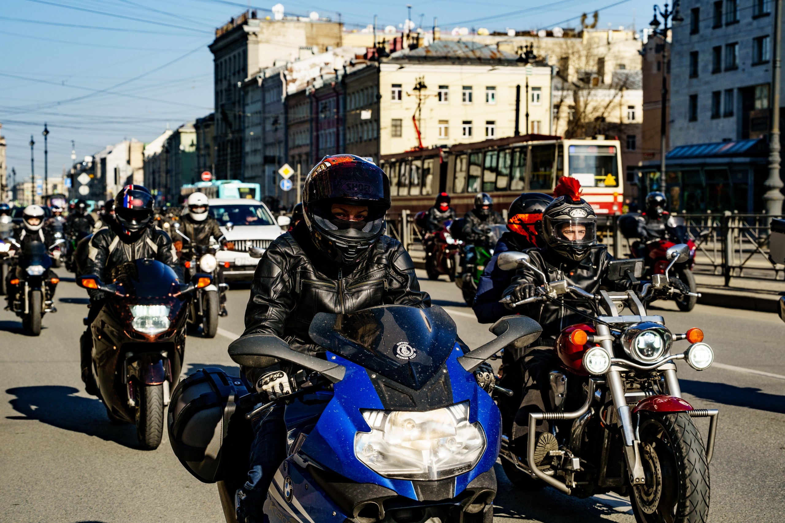 Прохват мотоклуба Norman Riders ч.1. Концертный и репортажный фотограф в Санкт-Петербурге Слава Пахомов