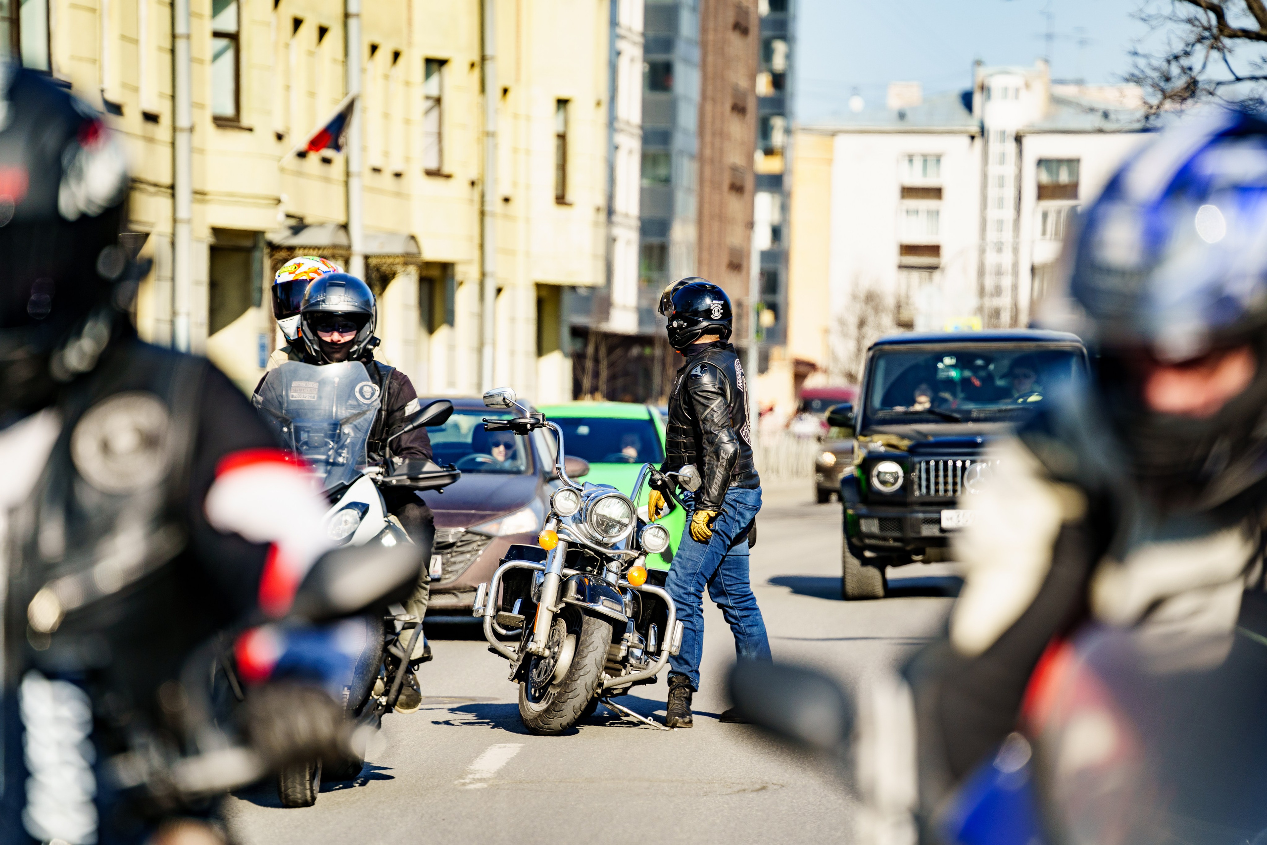 Прохват мотоклуба Norman Riders ч.1. Концертный и репортажный фотограф в Санкт-Петербурге Слава Пахомов