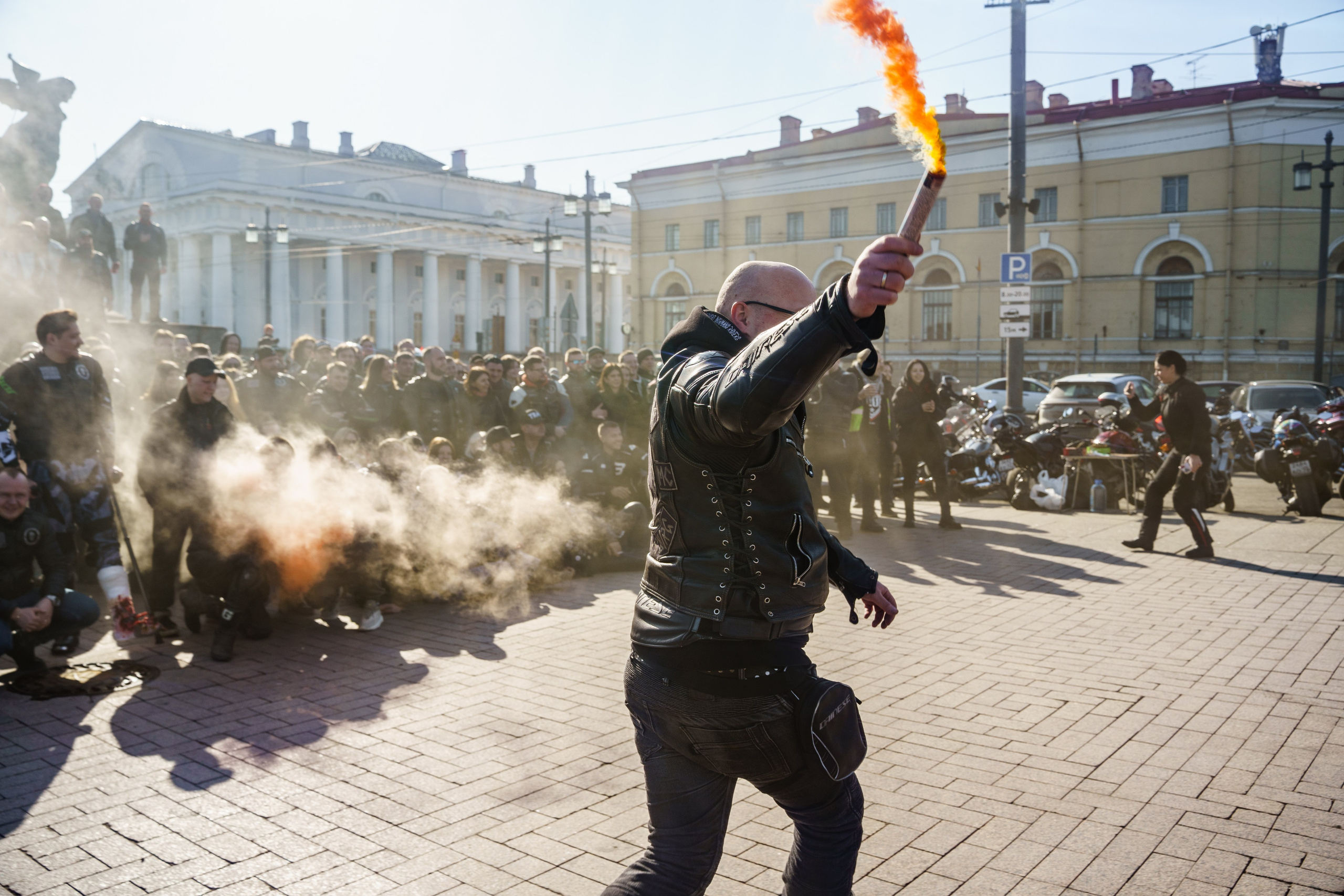 Прохват мотоклуба Norman Riders ч.1. Концертный и репортажный фотограф в Санкт-Петербурге Слава Пахомов