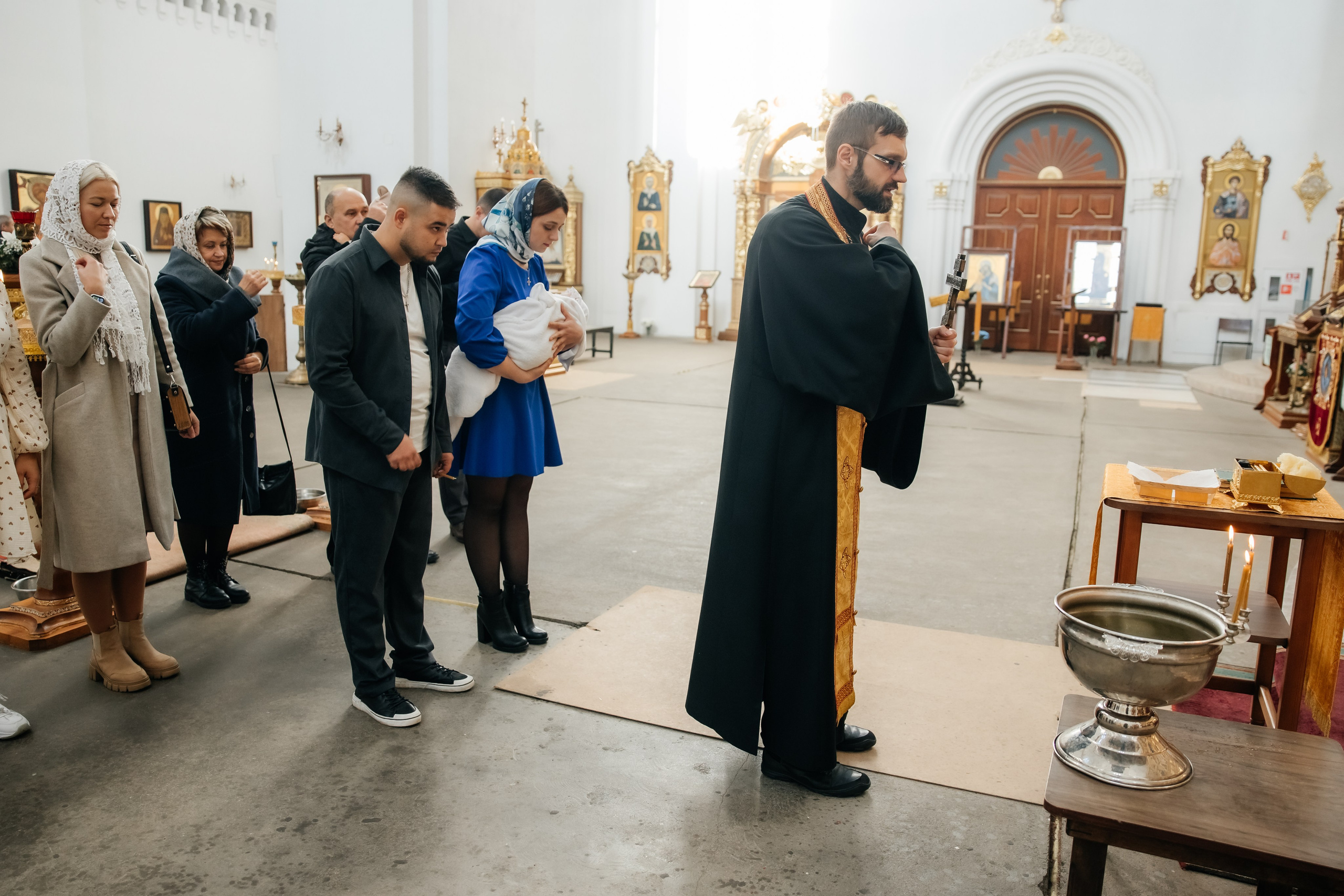 Крещение Мирославы. Храм иконы Божьей Матери «Всех скорбящих Радость». Фотограф ВИКА МЕДУЗА