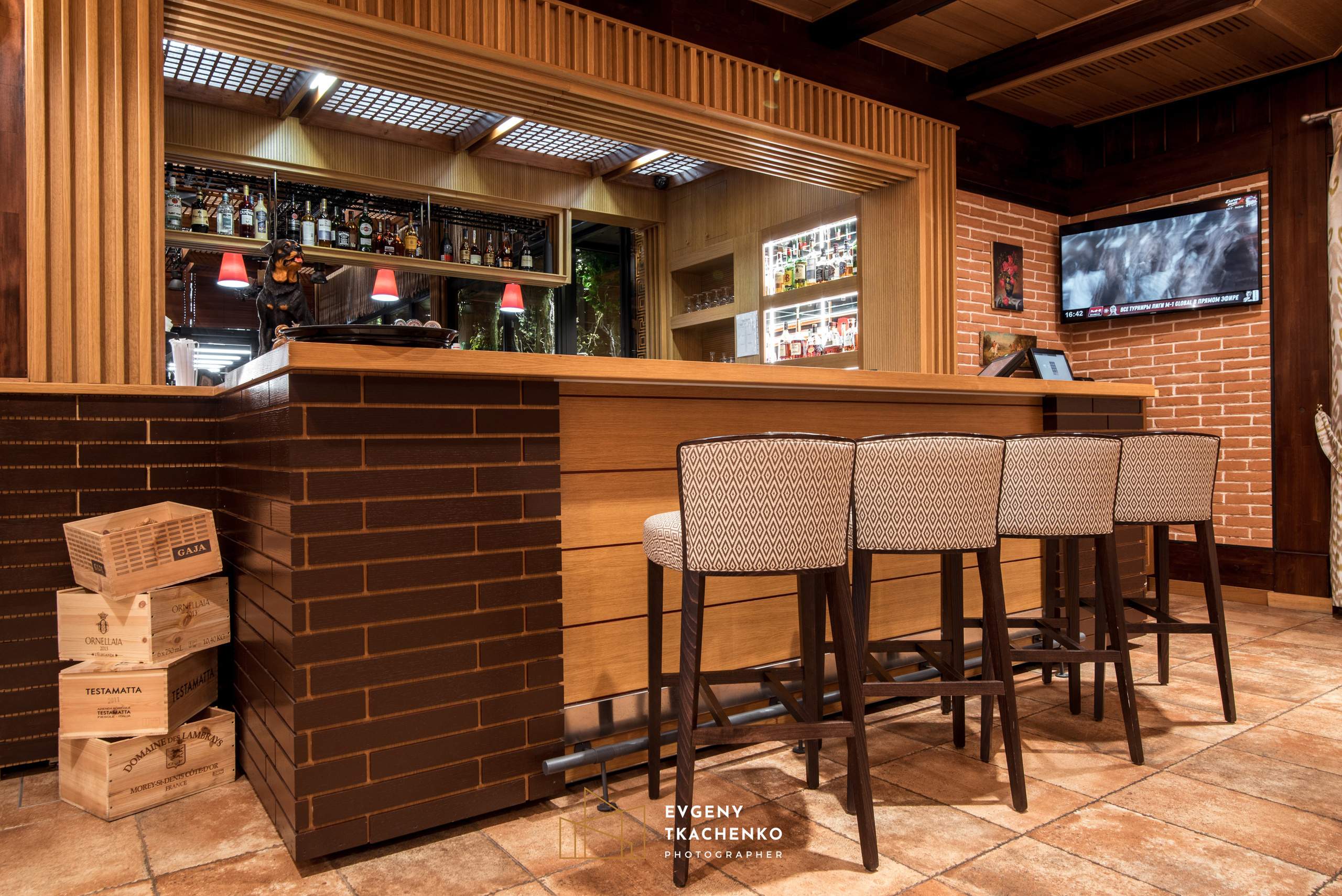 Ресторан «Lugano». Архитектурный и интерьерный фотограф в Казахстане