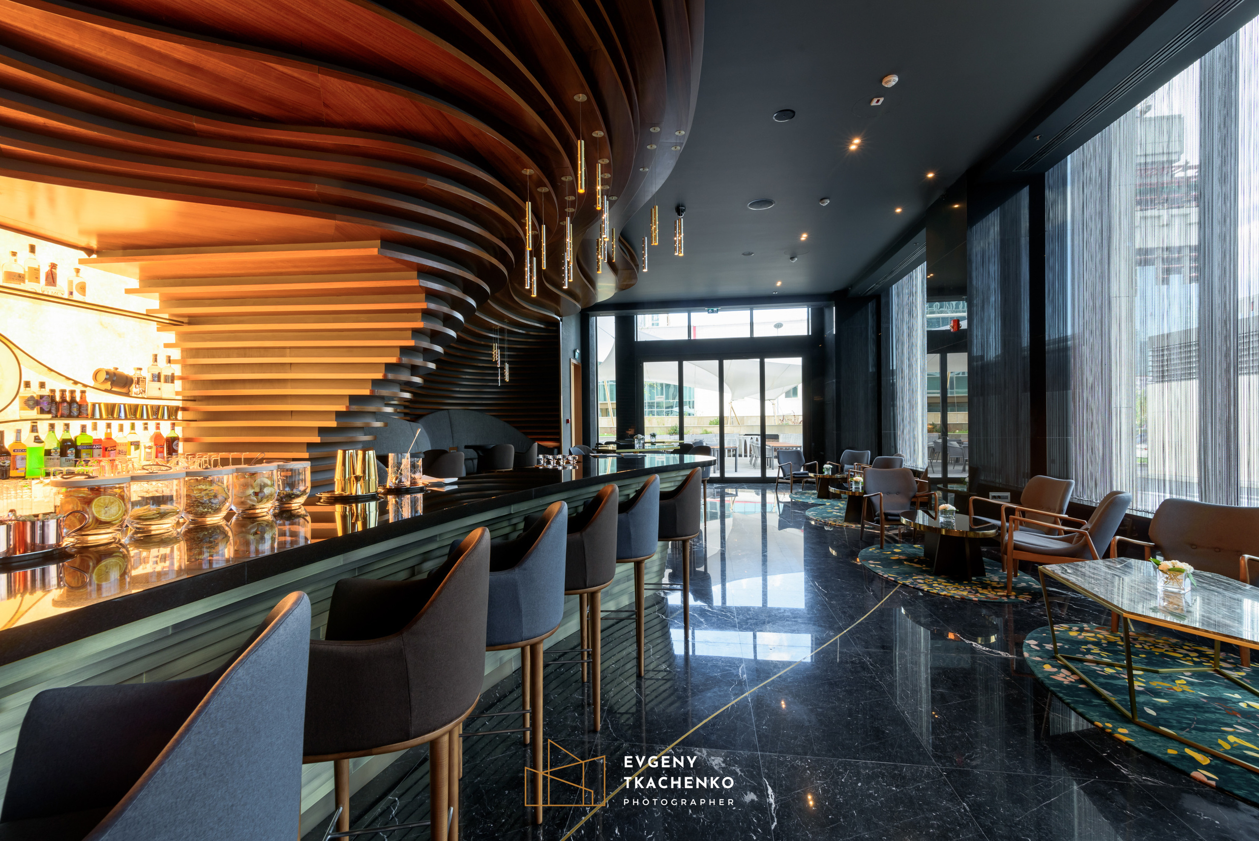 Бар «Өzen». Архитектурный и интерьерный фотограф в Казахстане