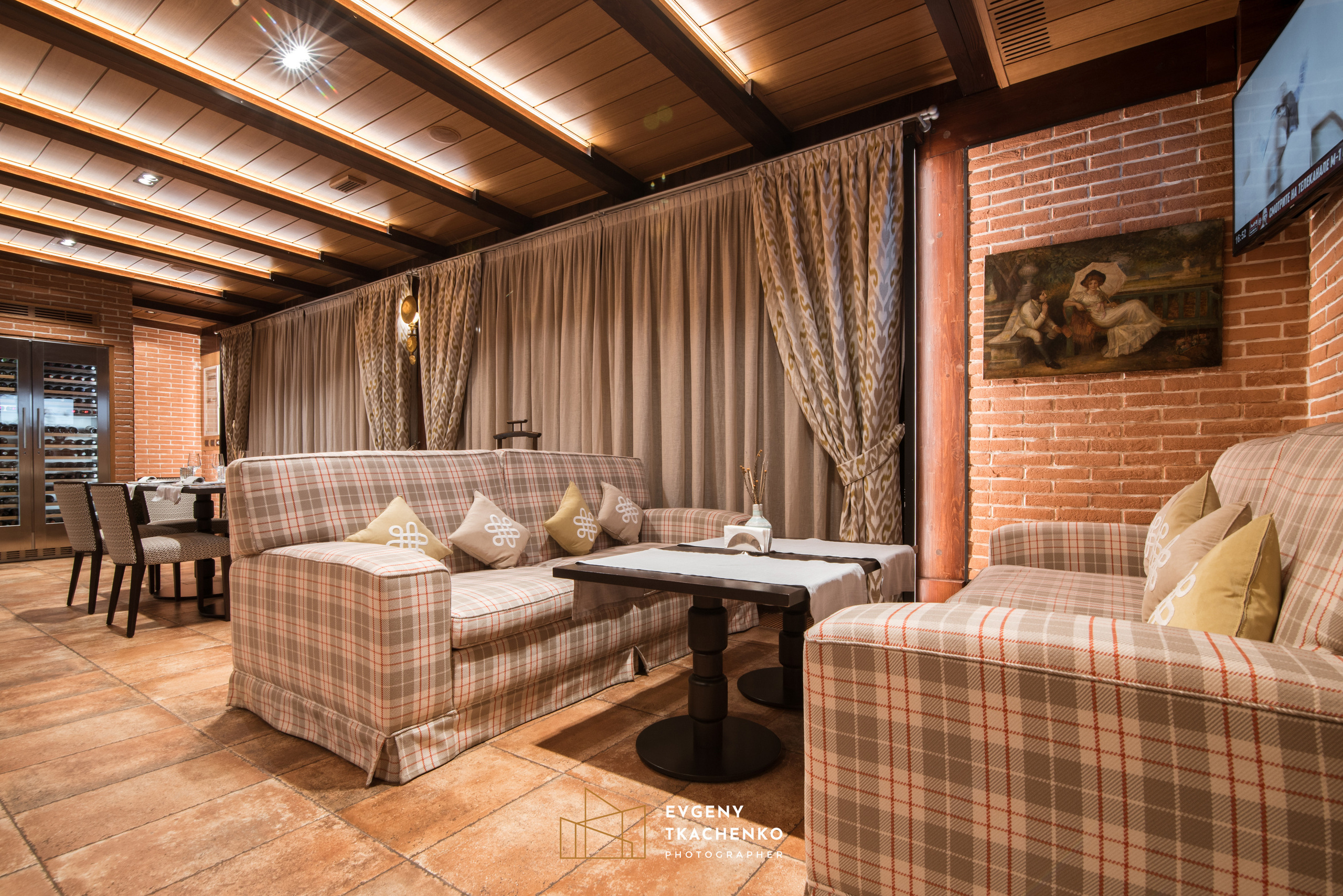 Ресторан «Lugano». Архитектурный и интерьерный фотограф в Казахстане