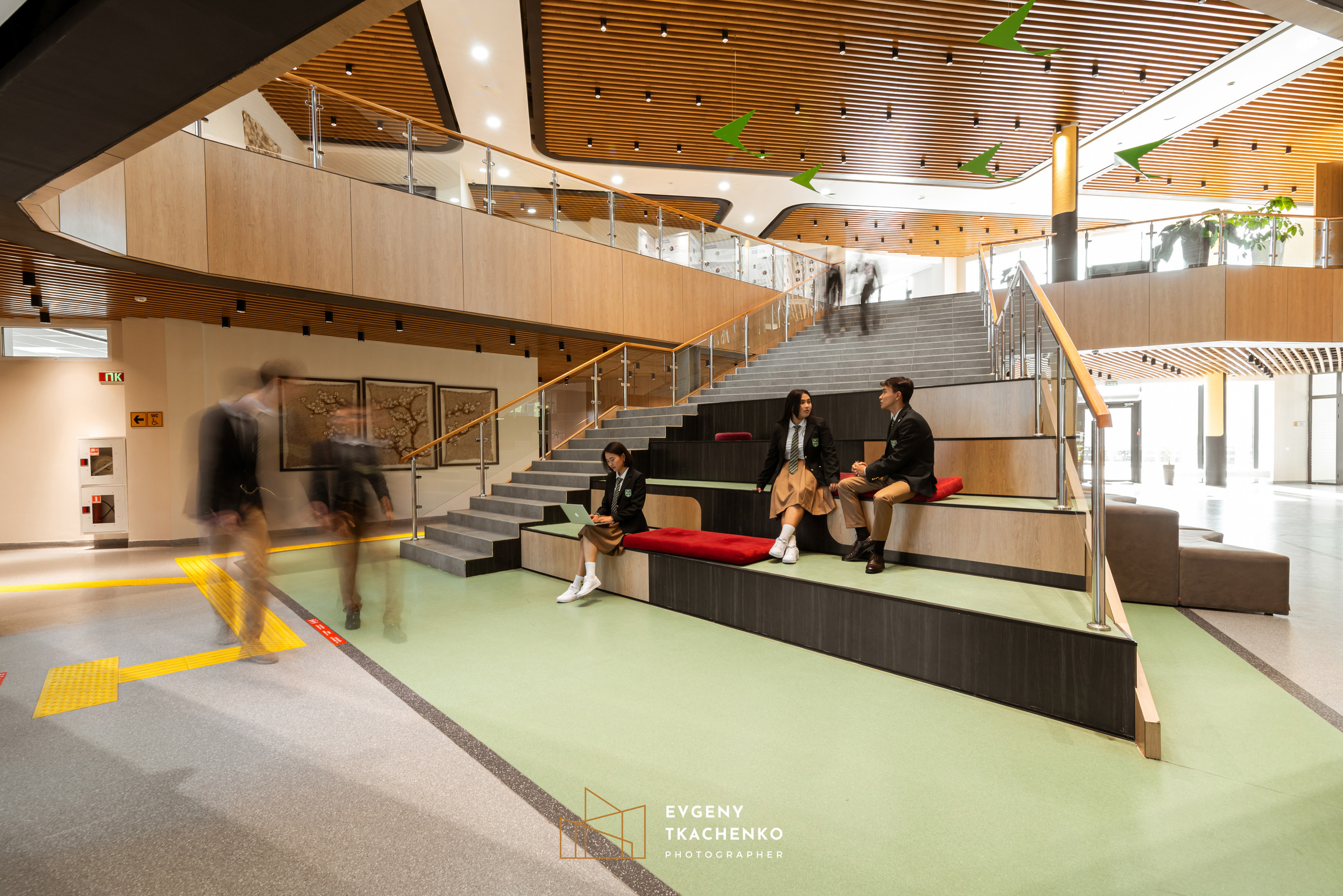 Школа-пансионат для одарённых детей «I-Qanat» в Бурабае. Архитектурный и интерьерный фотограф в Казахстане