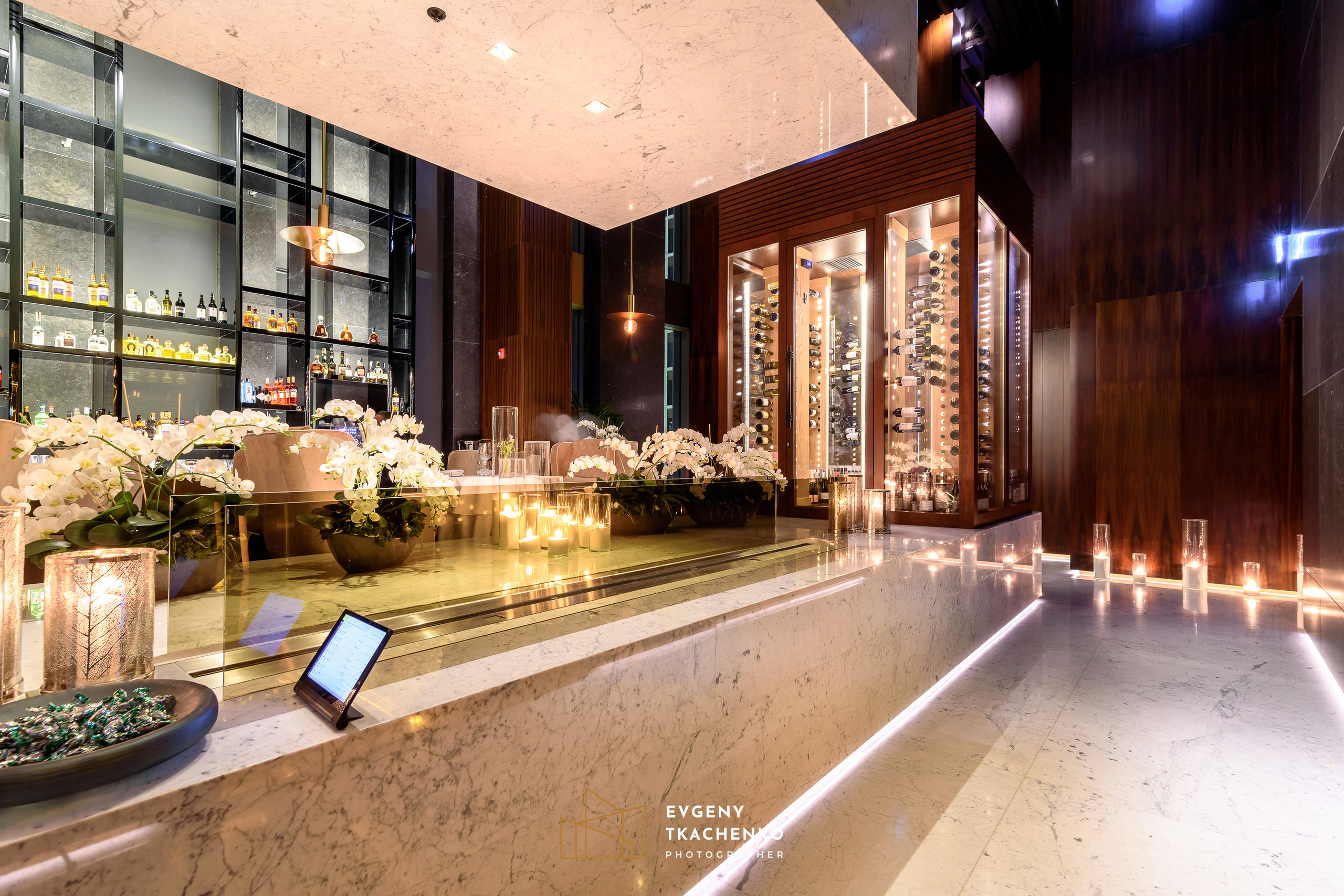 Ресторан «Selfie». Архитектурный и интерьерный фотограф в Казахстане