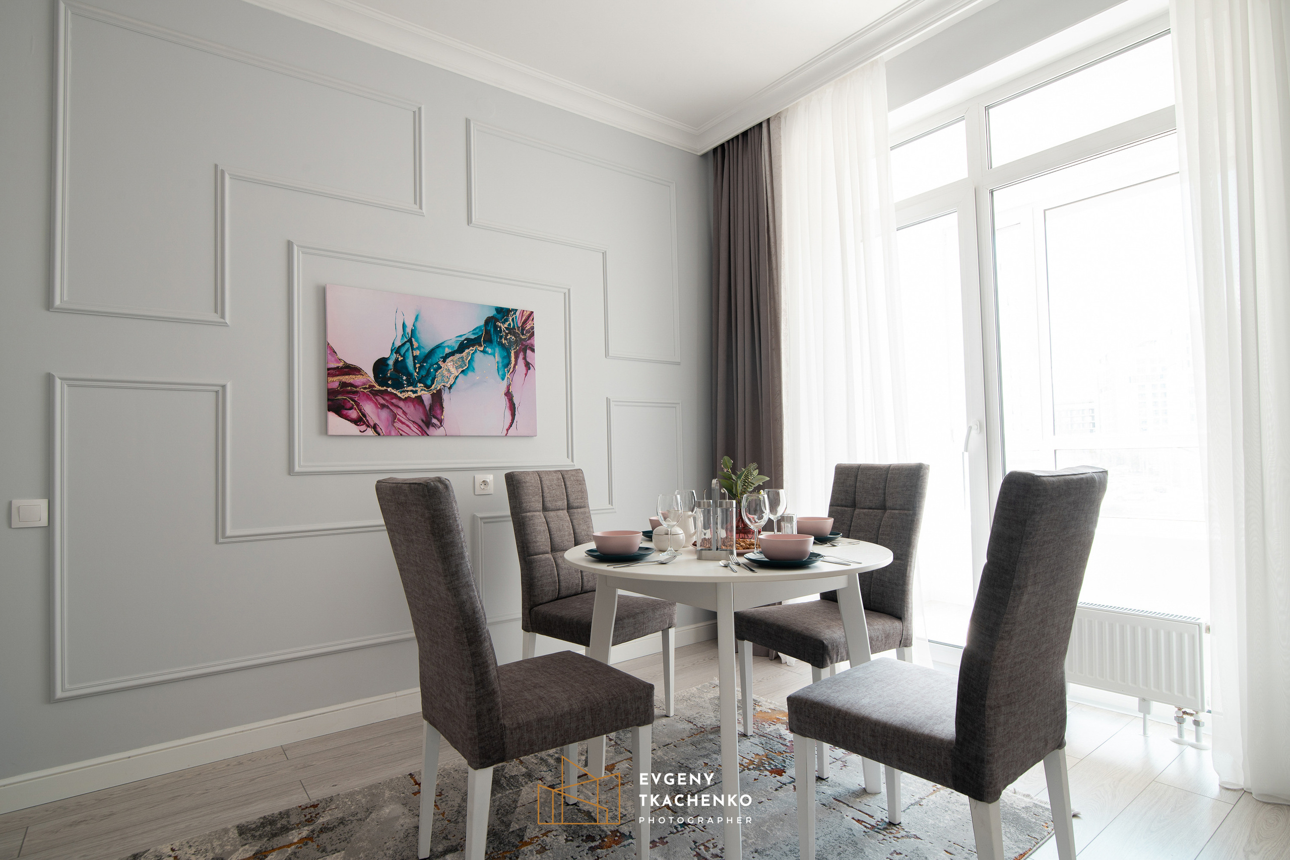 Интерьер квартиры «Smart Remont» от BI Group. Архитектурный и интерьерный фотограф в Казахстане