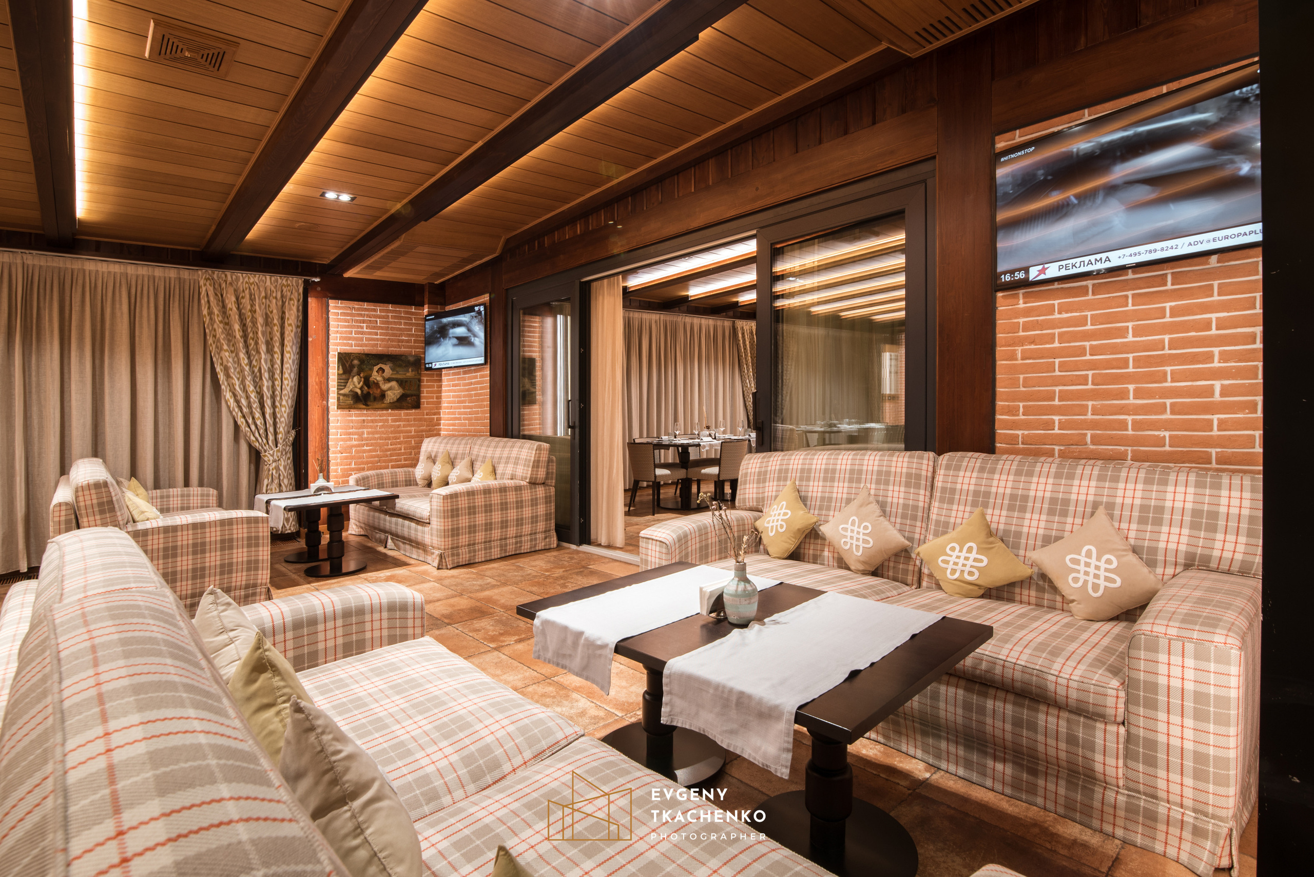 Ресторан «Lugano». Архитектурный и интерьерный фотограф в Казахстане