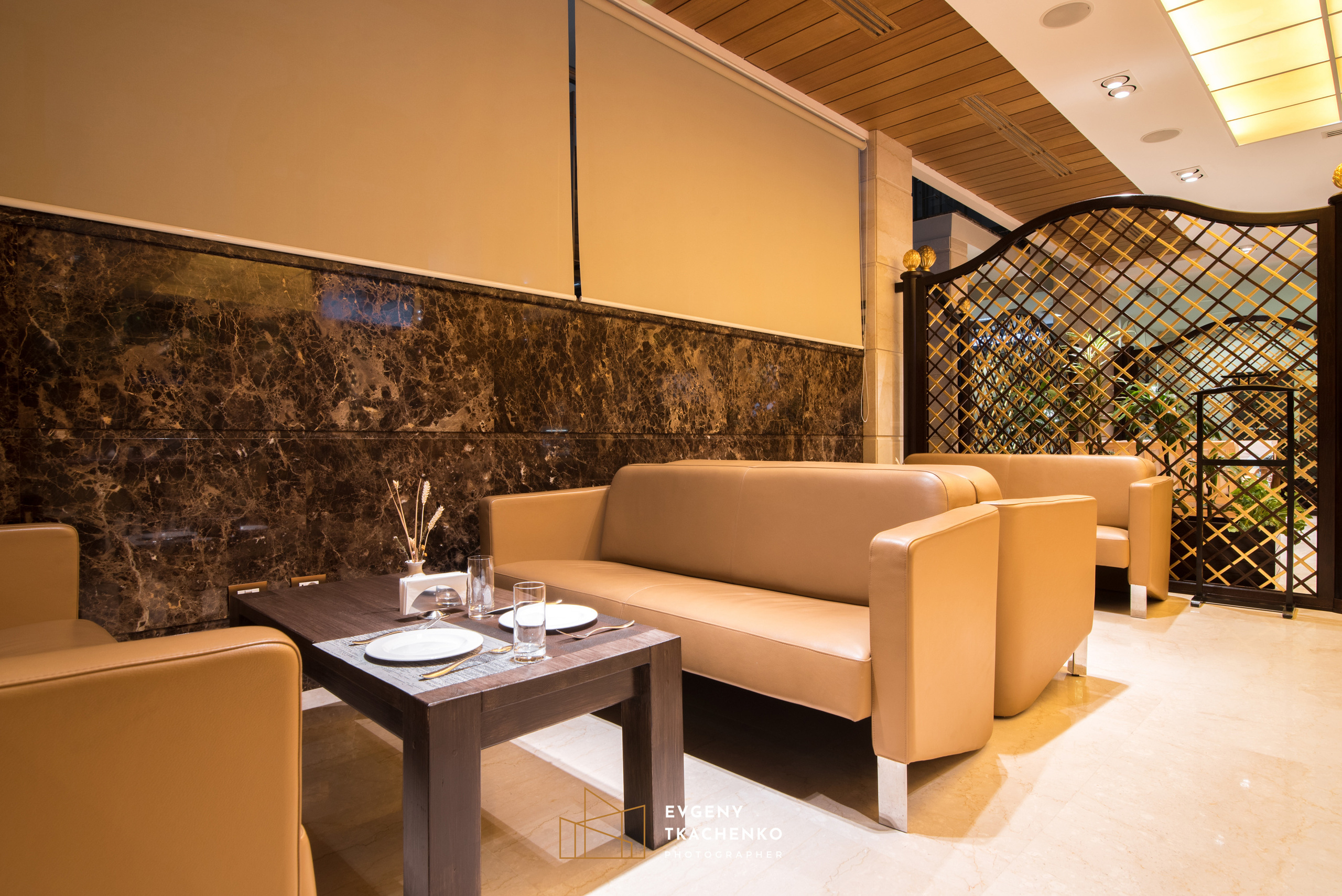 Ресторан «Lugano». Архитектурный и интерьерный фотограф в Казахстане