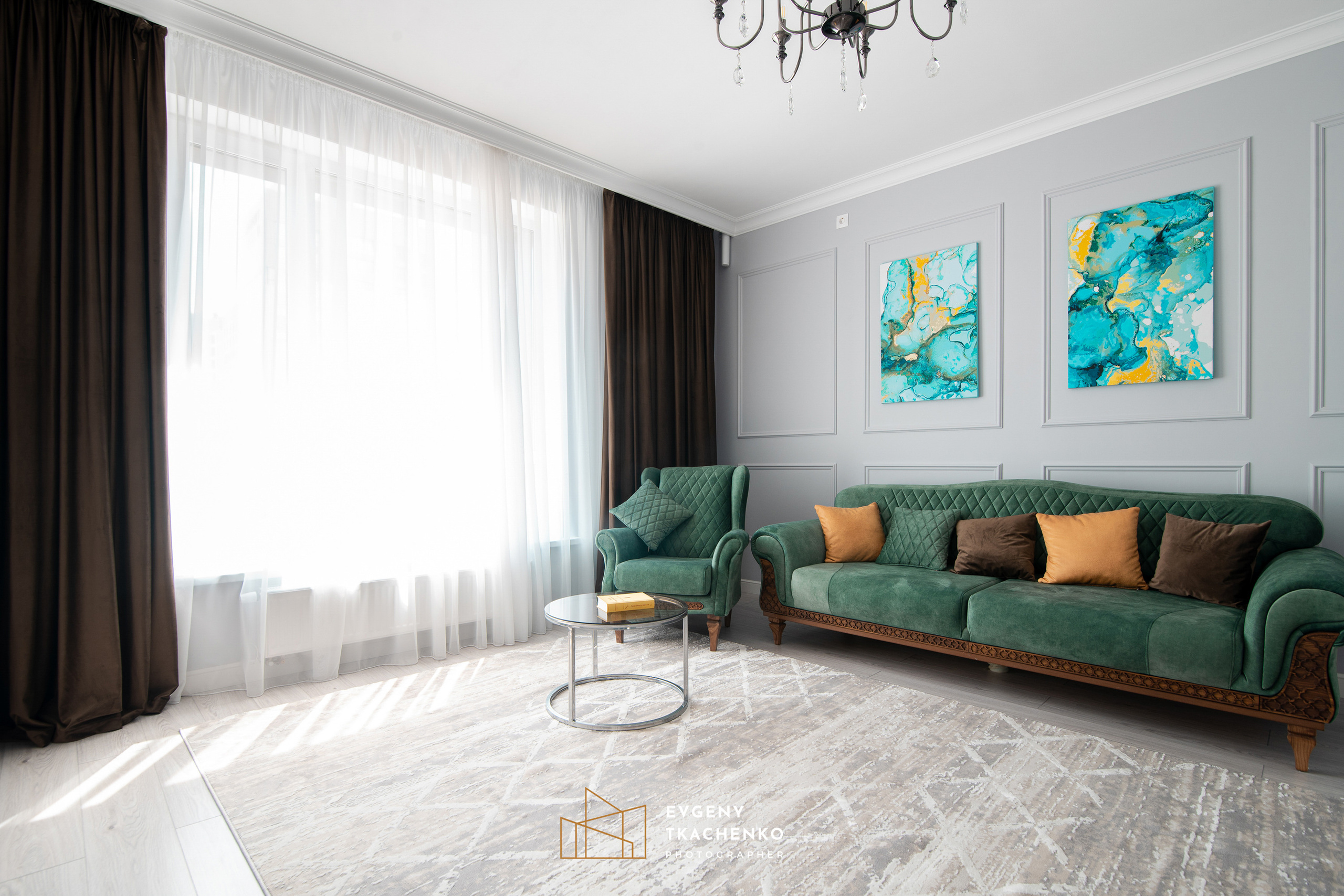 Интерьер квартиры «Smart Remont» от BI Group. Архитектурный и интерьерный фотограф в Казахстане