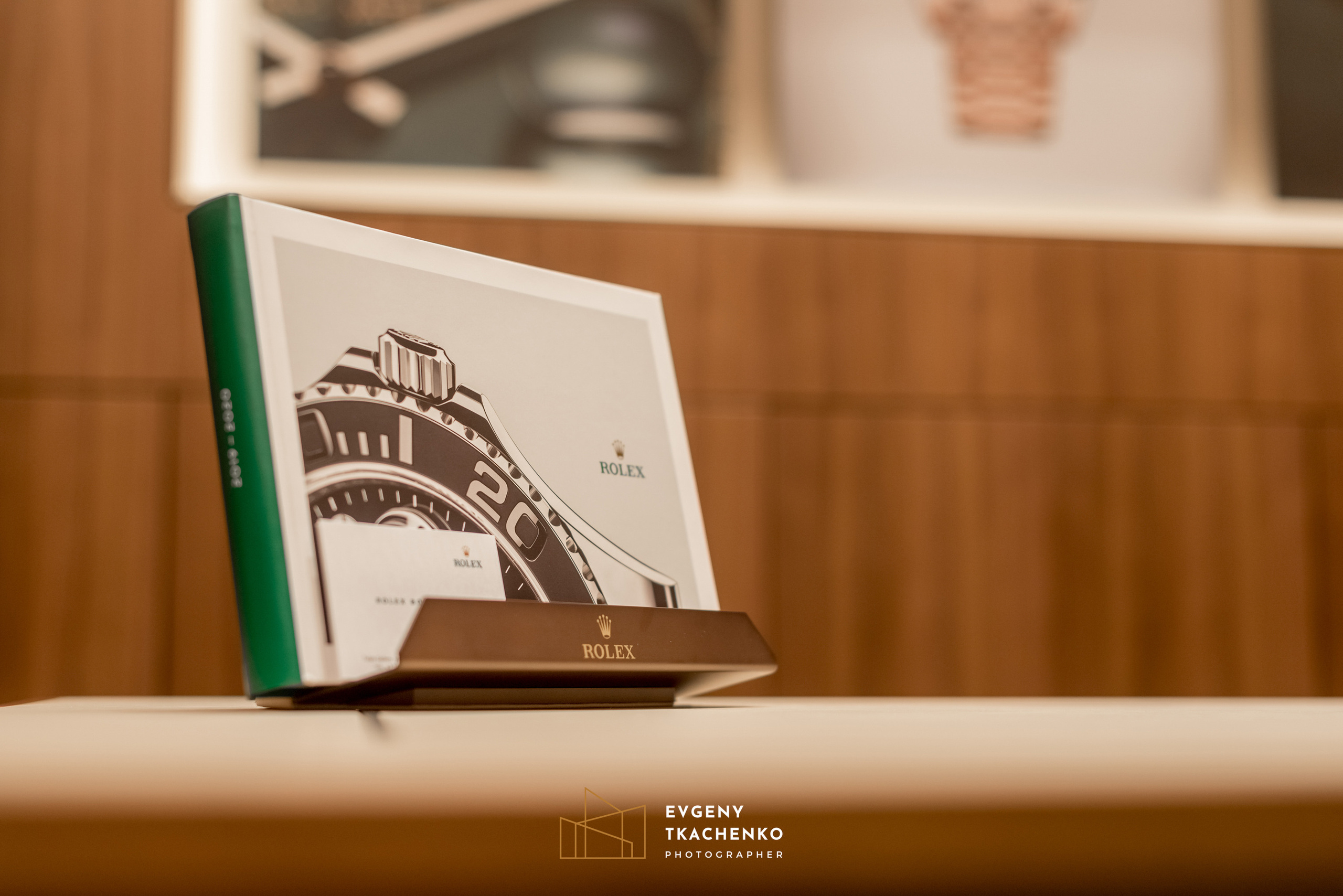 Шоу-рум «Rolex» в Talan Galery. Архитектурный и интерьерный фотограф в Казахстане
