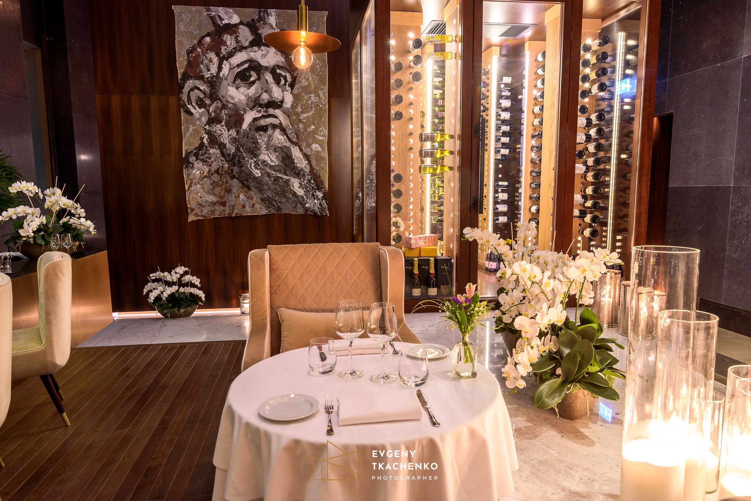 Ресторан «Selfie». Архитектурный и интерьерный фотограф в Казахстане