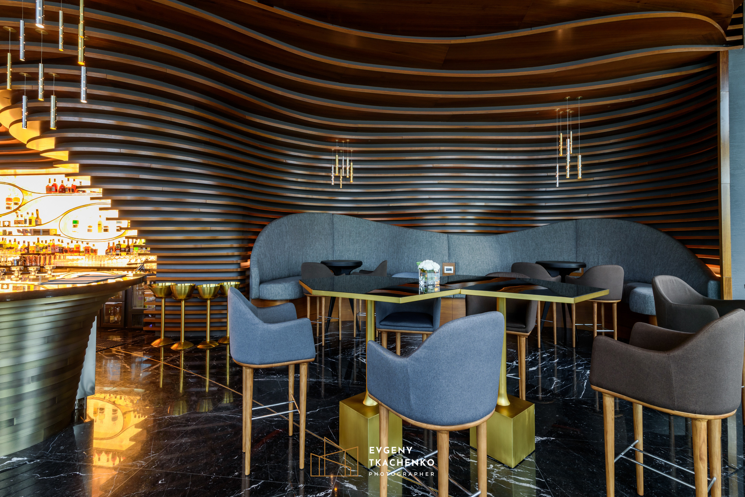 Бар «Өzen». Архитектурный и интерьерный фотограф в Казахстане