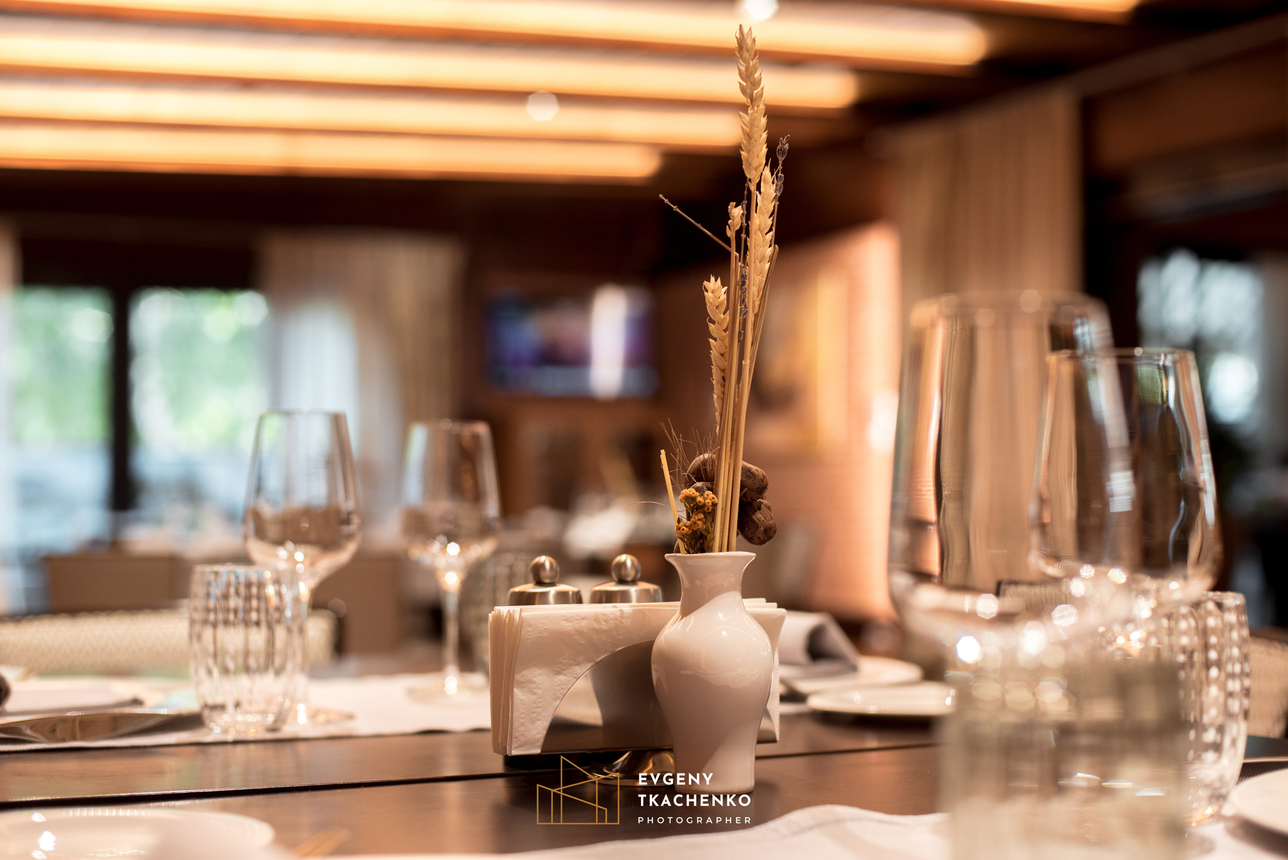 Ресторан «Lugano». Архитектурный и интерьерный фотограф в Казахстане