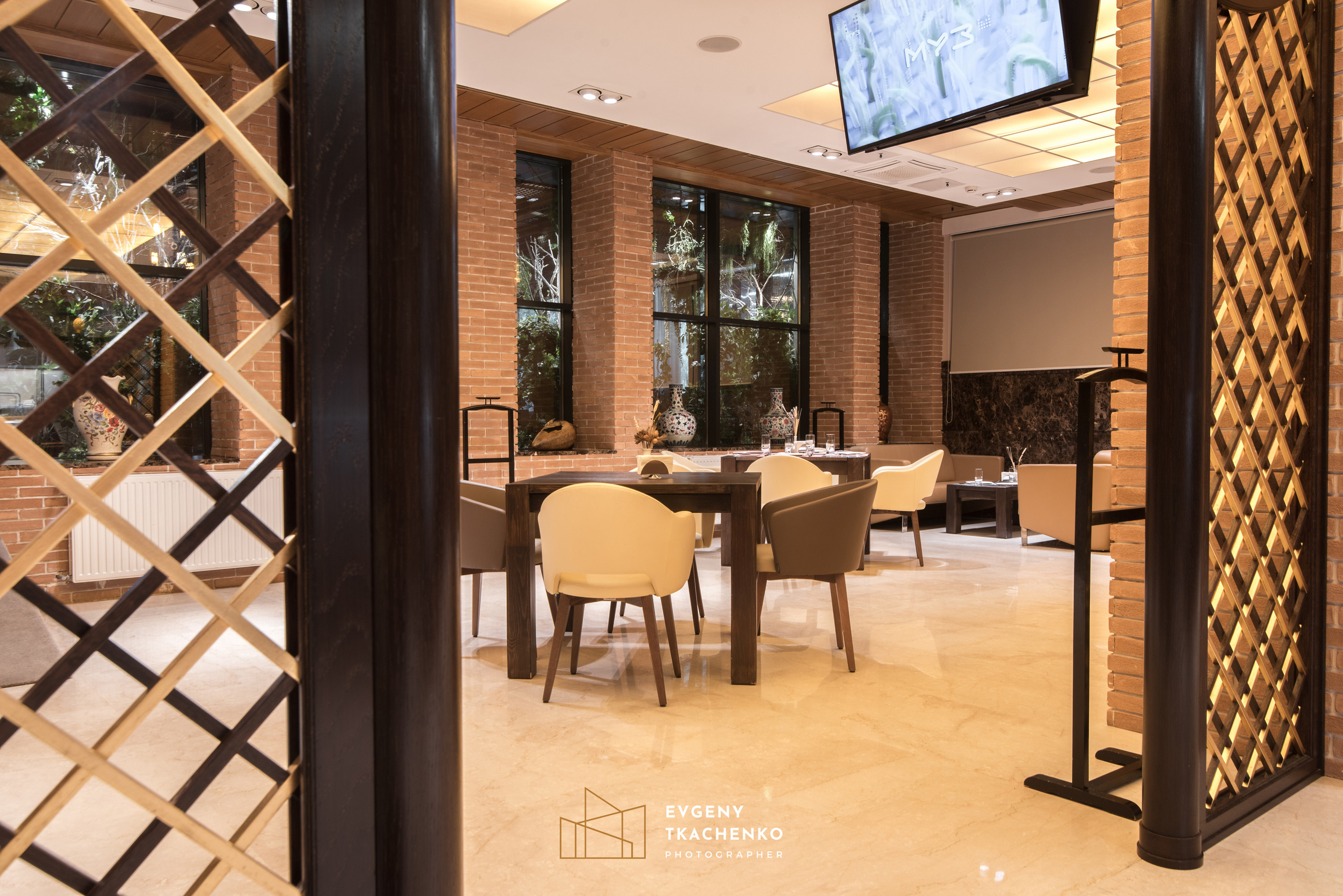 Ресторан «Lugano». Архитектурный и интерьерный фотограф в Казахстане