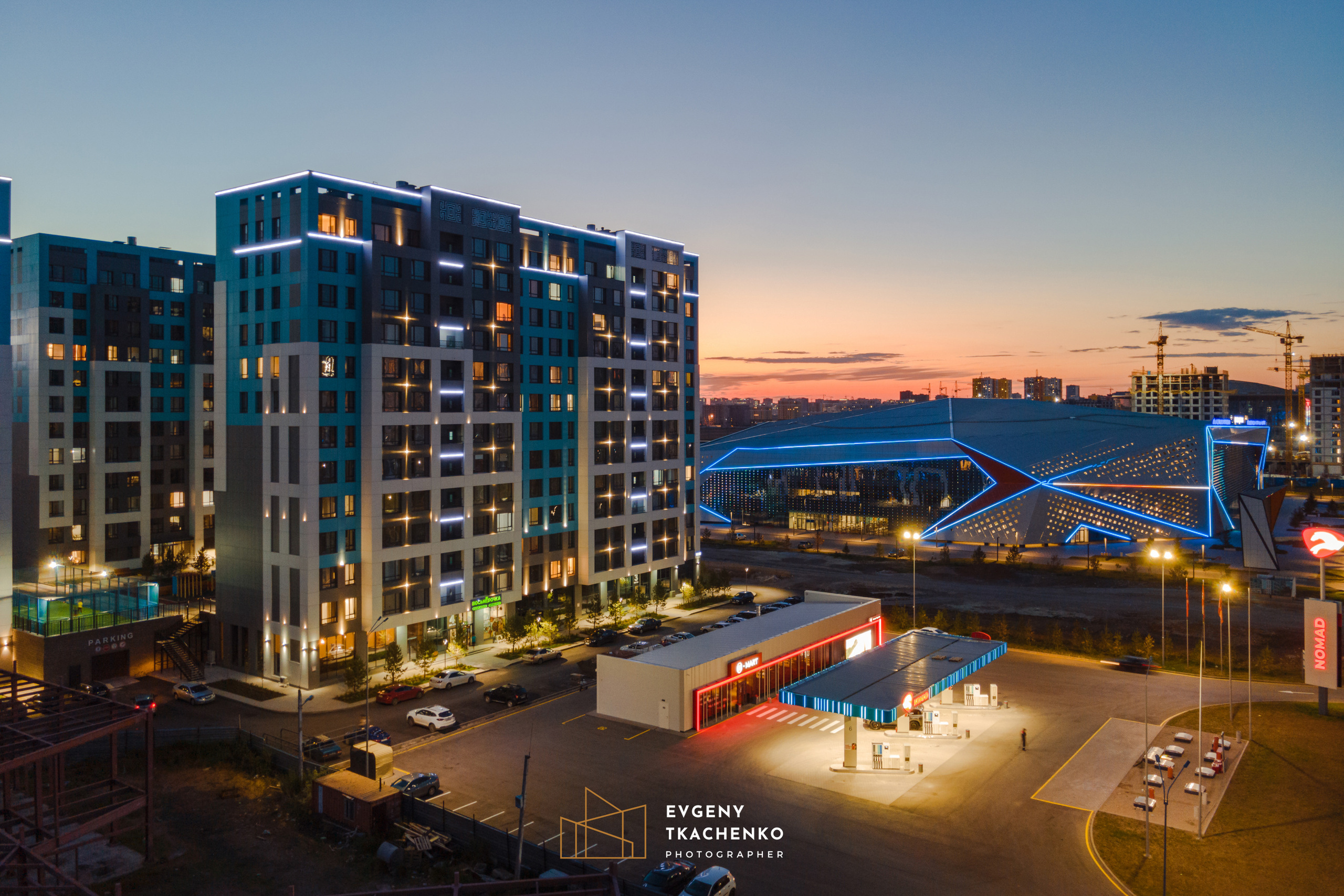 ЖК «Athletic» от Tumar Group. Архитектурный и интерьерный фотограф в Казахстане