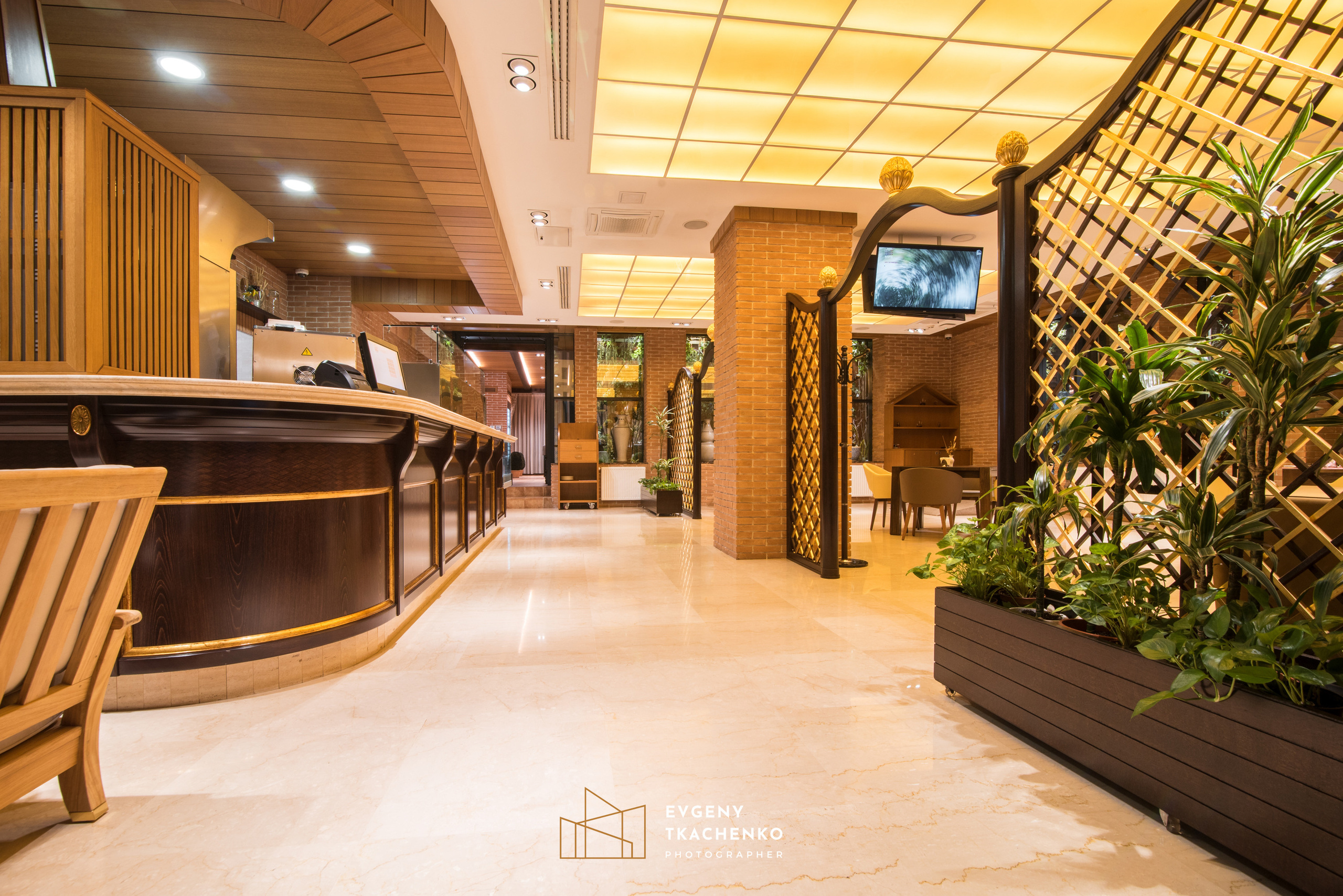 Ресторан «Lugano». Архитектурный и интерьерный фотограф в Казахстане