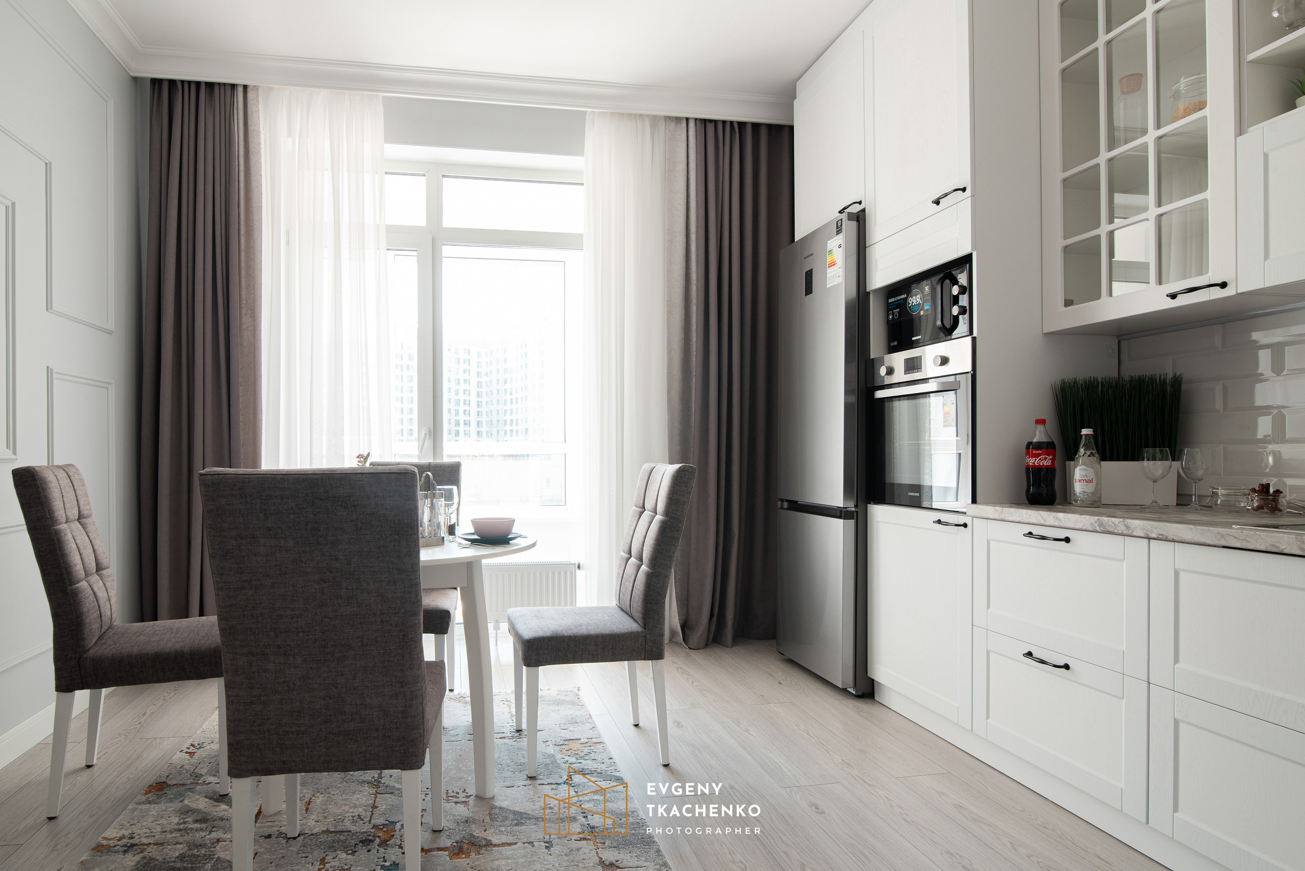 Интерьер квартиры «Smart Remont» от BI Group. Архитектурный и интерьерный фотограф в Казахстане