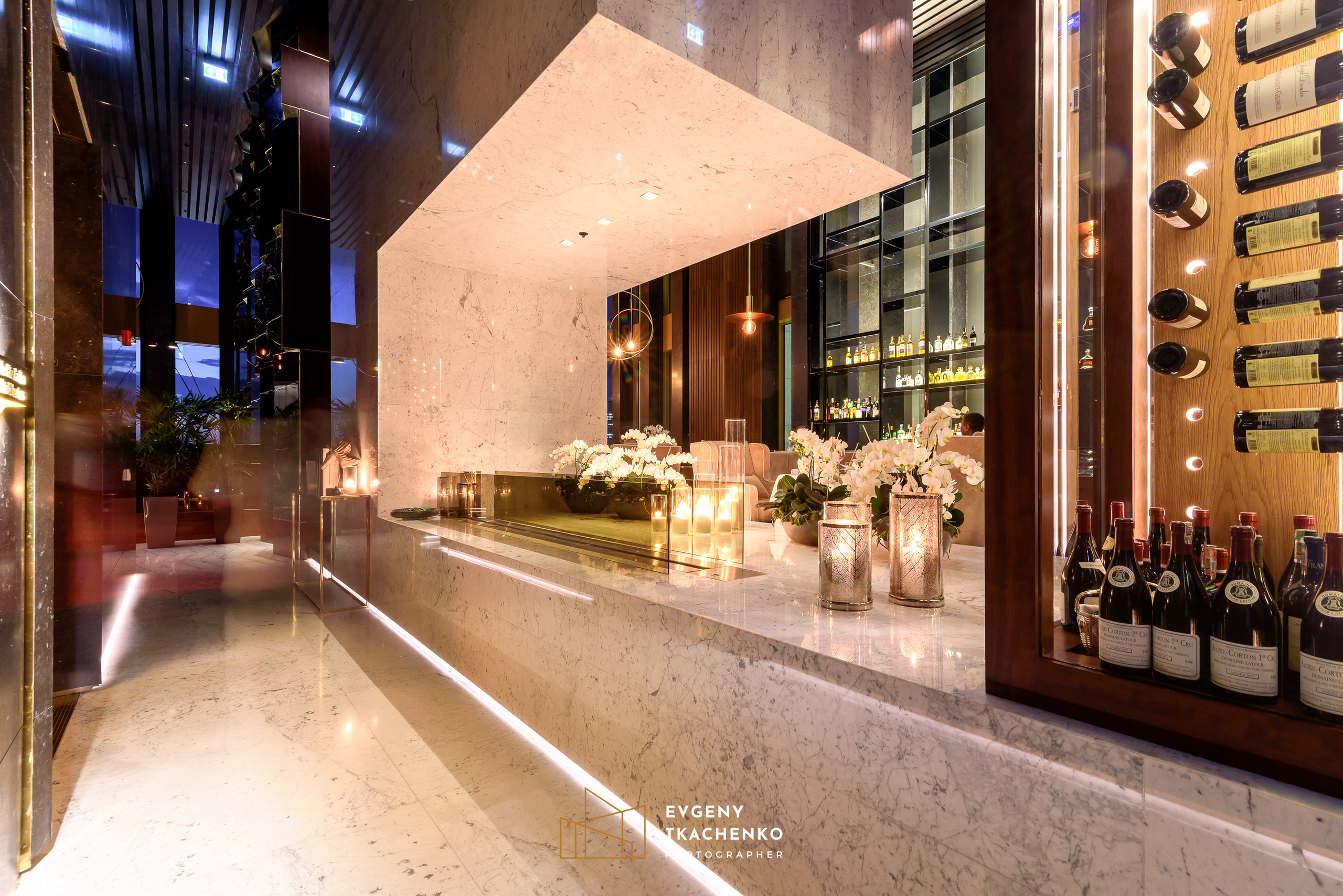 Ресторан «Selfie». Архитектурный и интерьерный фотограф в Казахстане