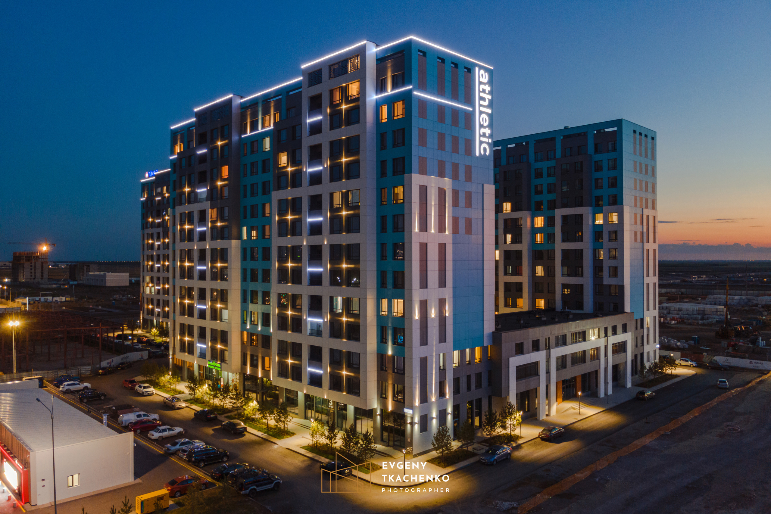 ЖК «Athletic» от Tumar Group. Архитектурный и интерьерный фотограф в Казахстане