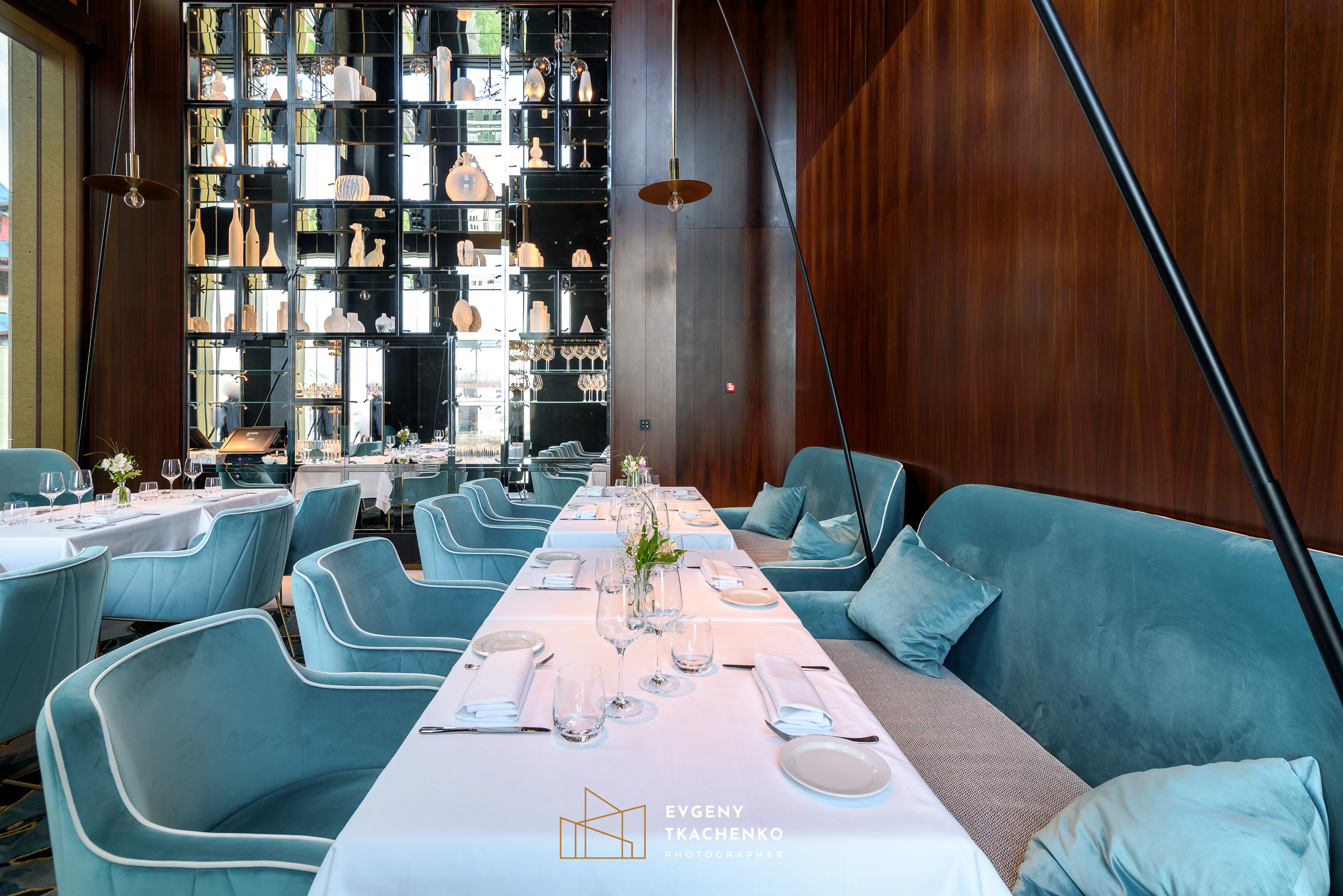 Ресторан «Selfie». Архитектурный и интерьерный фотограф в Казахстане