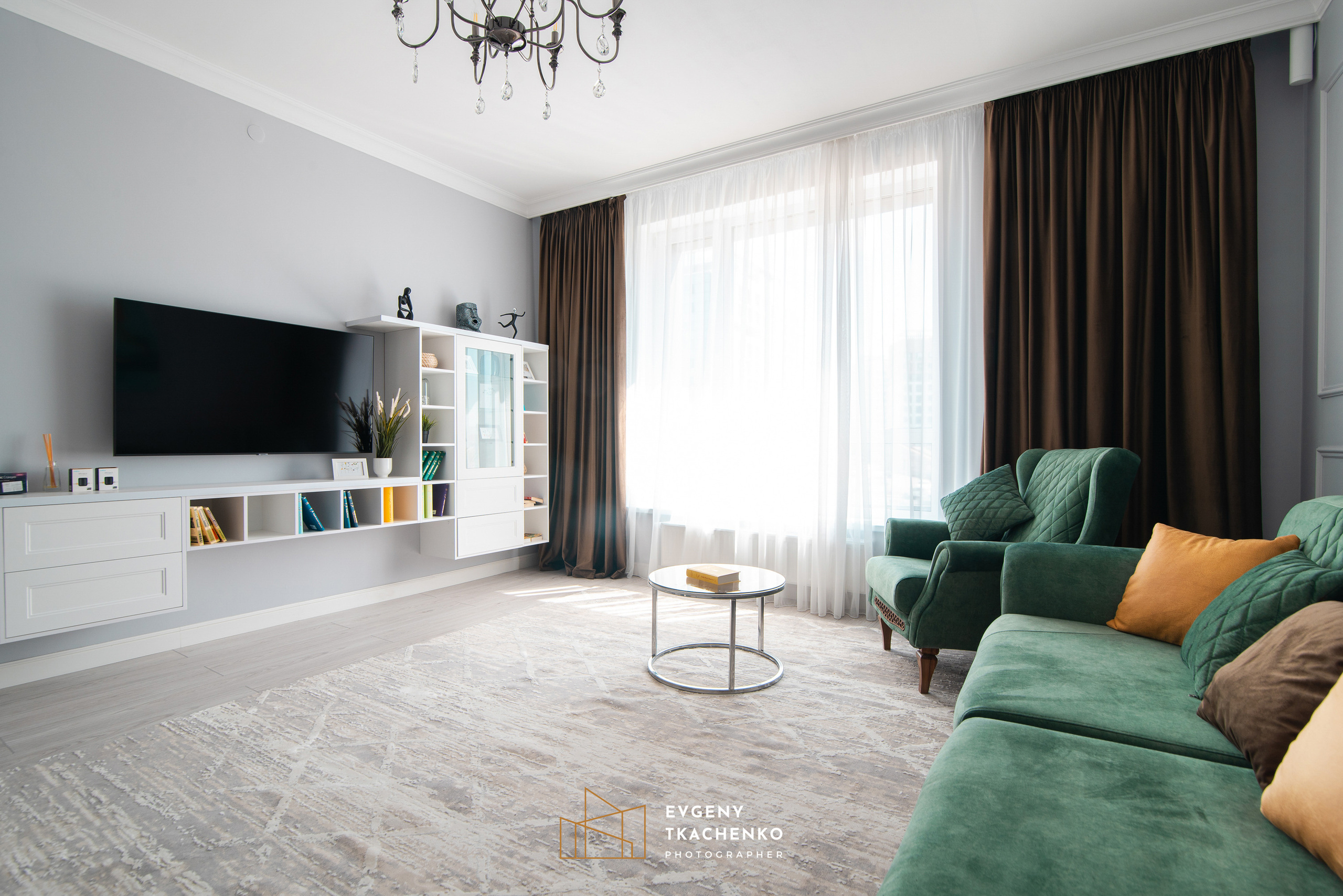 Интерьер квартиры «Smart Remont» от BI Group. Архитектурный и интерьерный фотограф в Казахстане