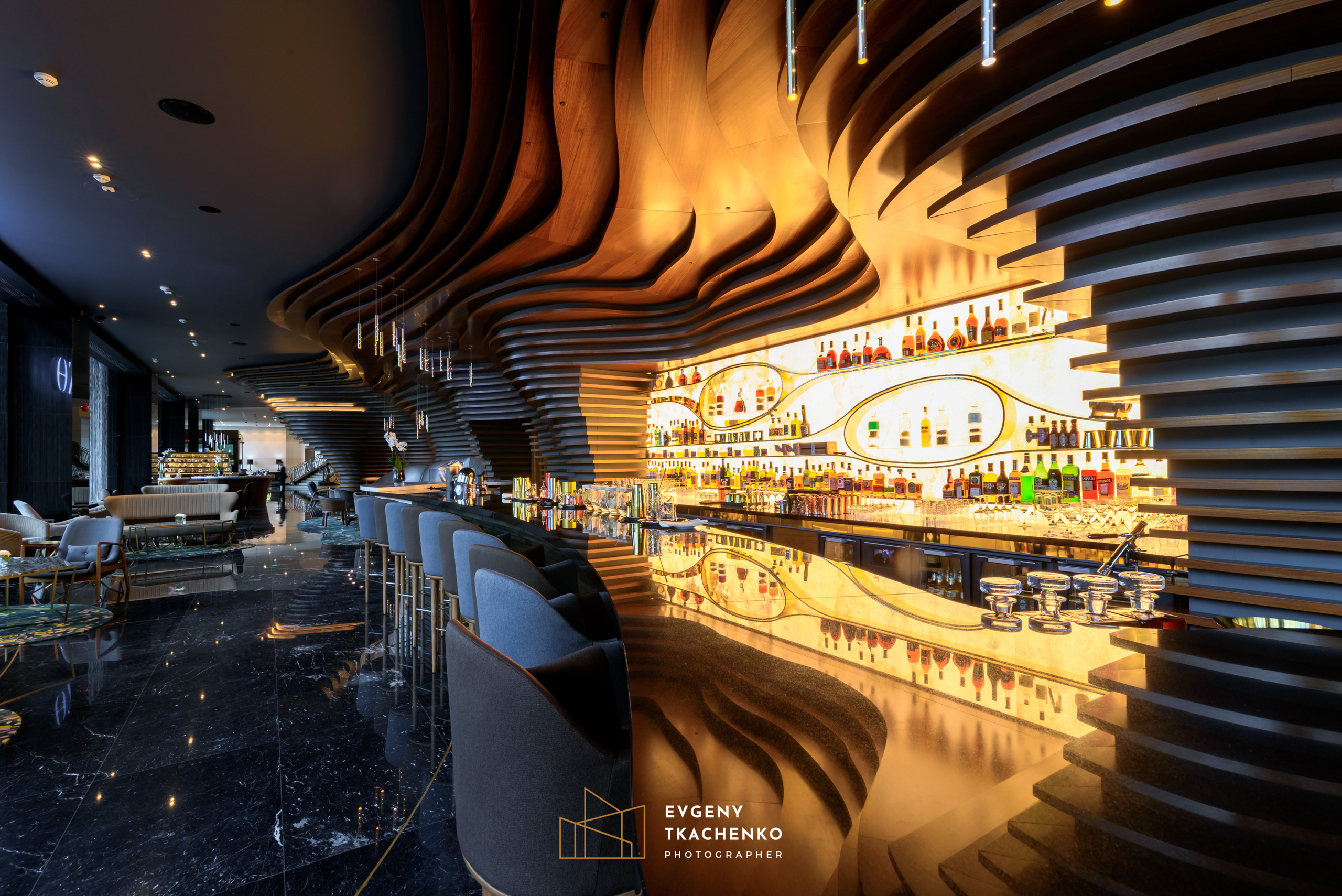 Бар «Өzen». Архитектурный и интерьерный фотограф в Казахстане