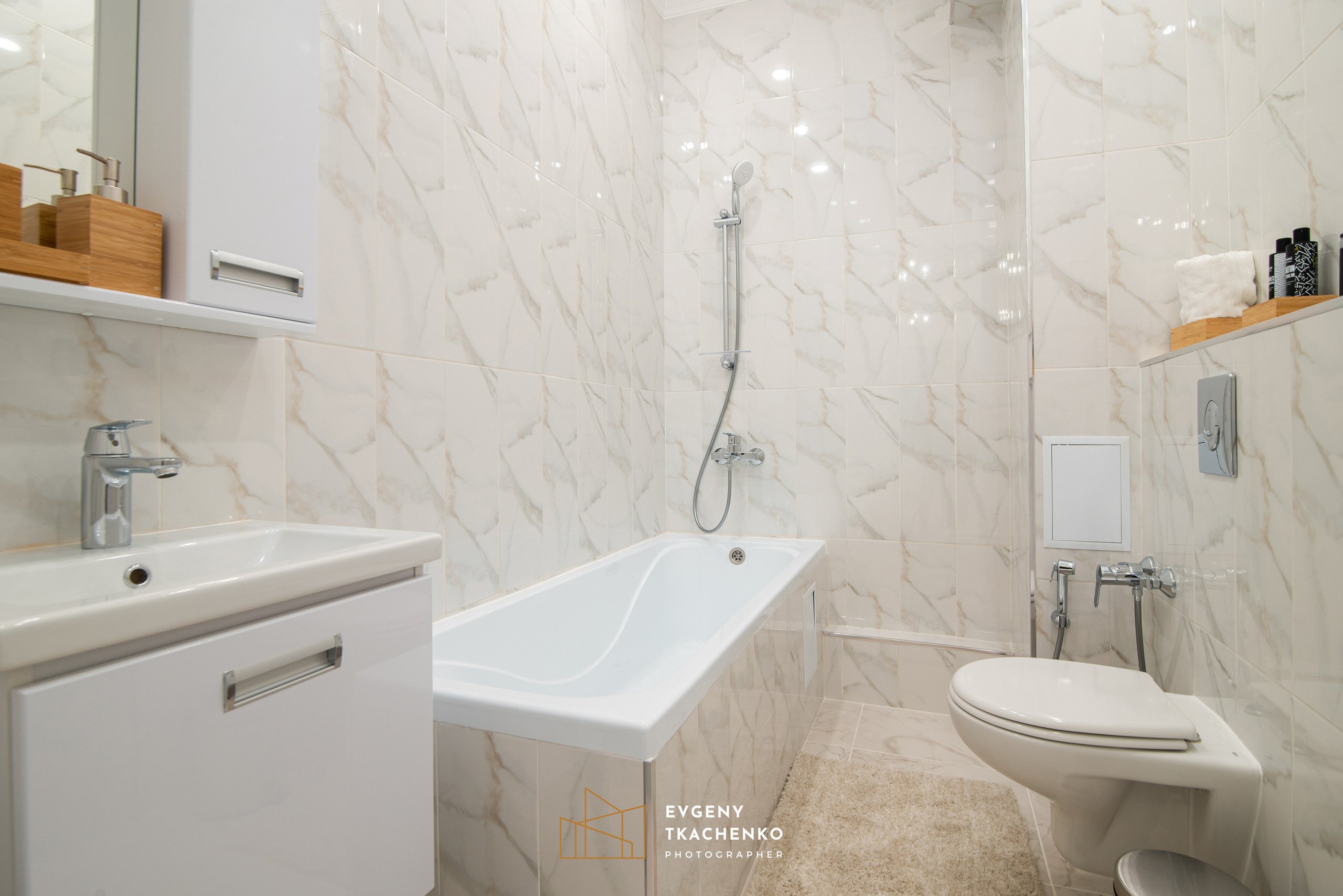 Интерьер квартиры «Smart Remont» от BI Group. Архитектурный и интерьерный фотограф в Казахстане