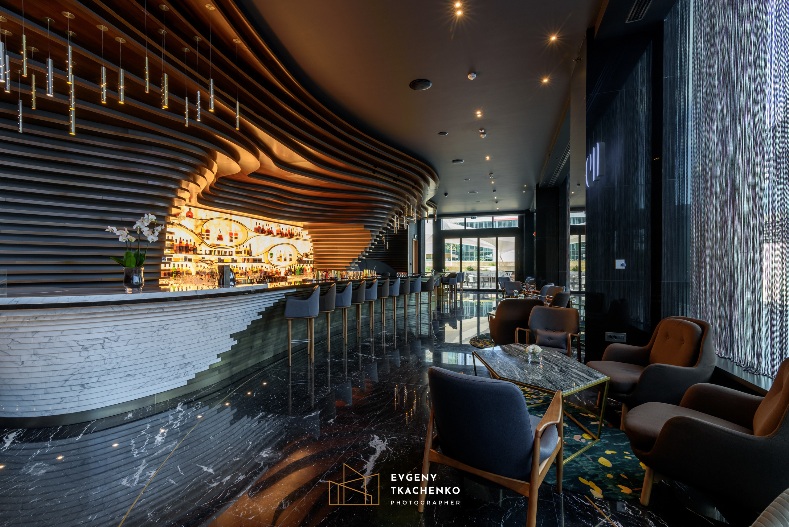 Бар «Өzen». Архитектурный и интерьерный фотограф в Казахстане