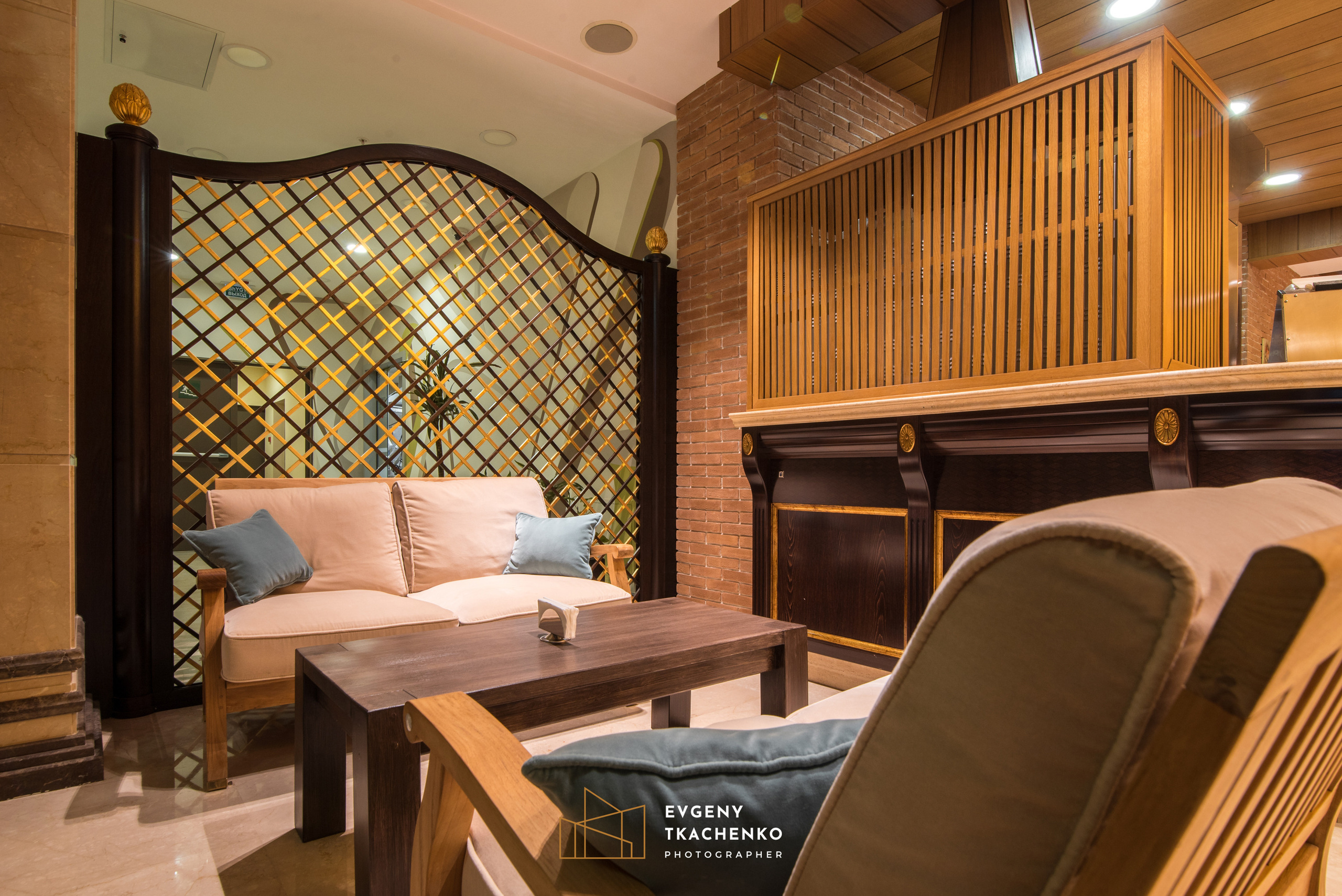 Ресторан «Lugano». Архитектурный и интерьерный фотограф в Казахстане