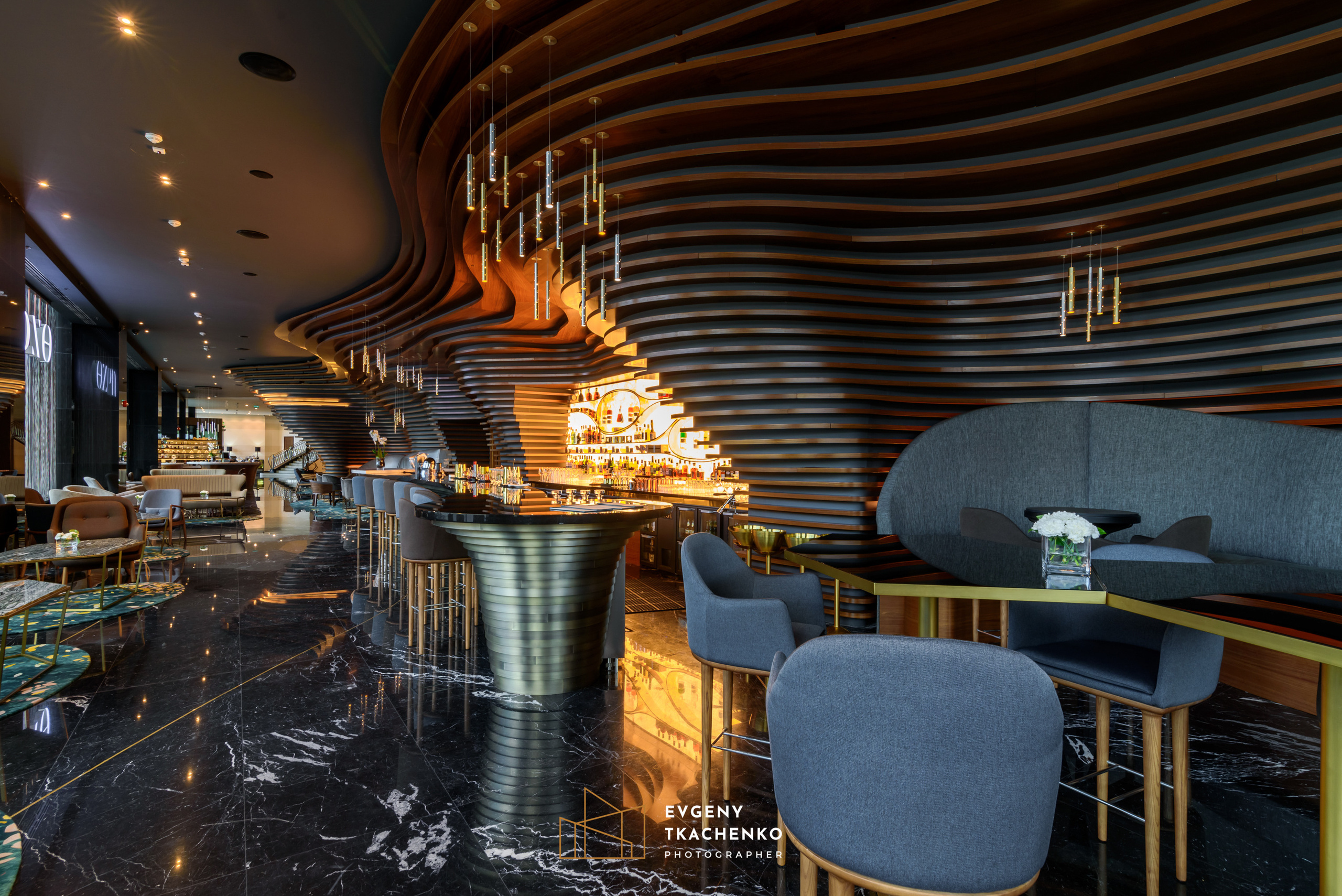 Бар «Өzen». Архитектурный и интерьерный фотограф в Казахстане