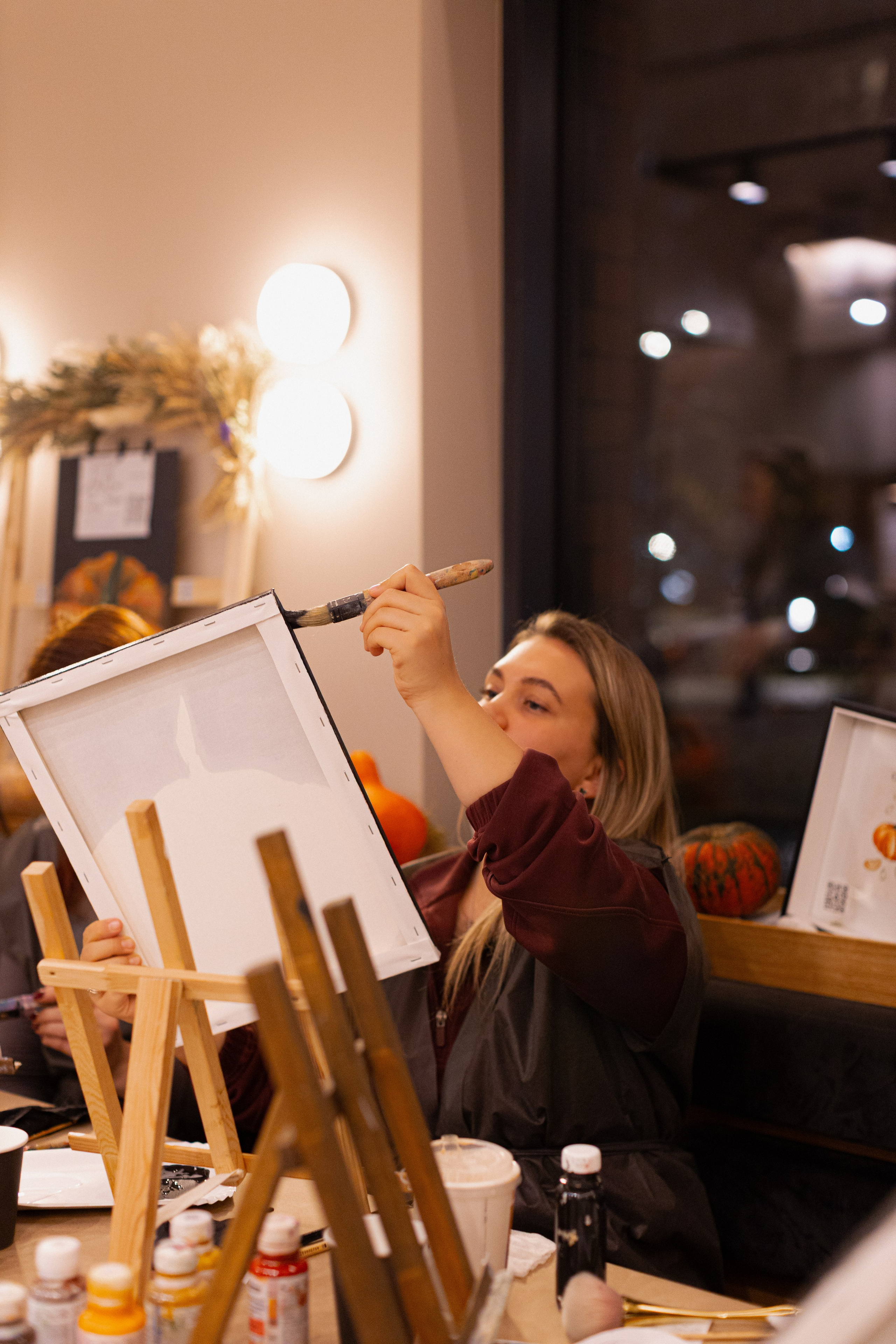МК Тыква в кафе Здрасте. Анастасия Ракчеева Художник
