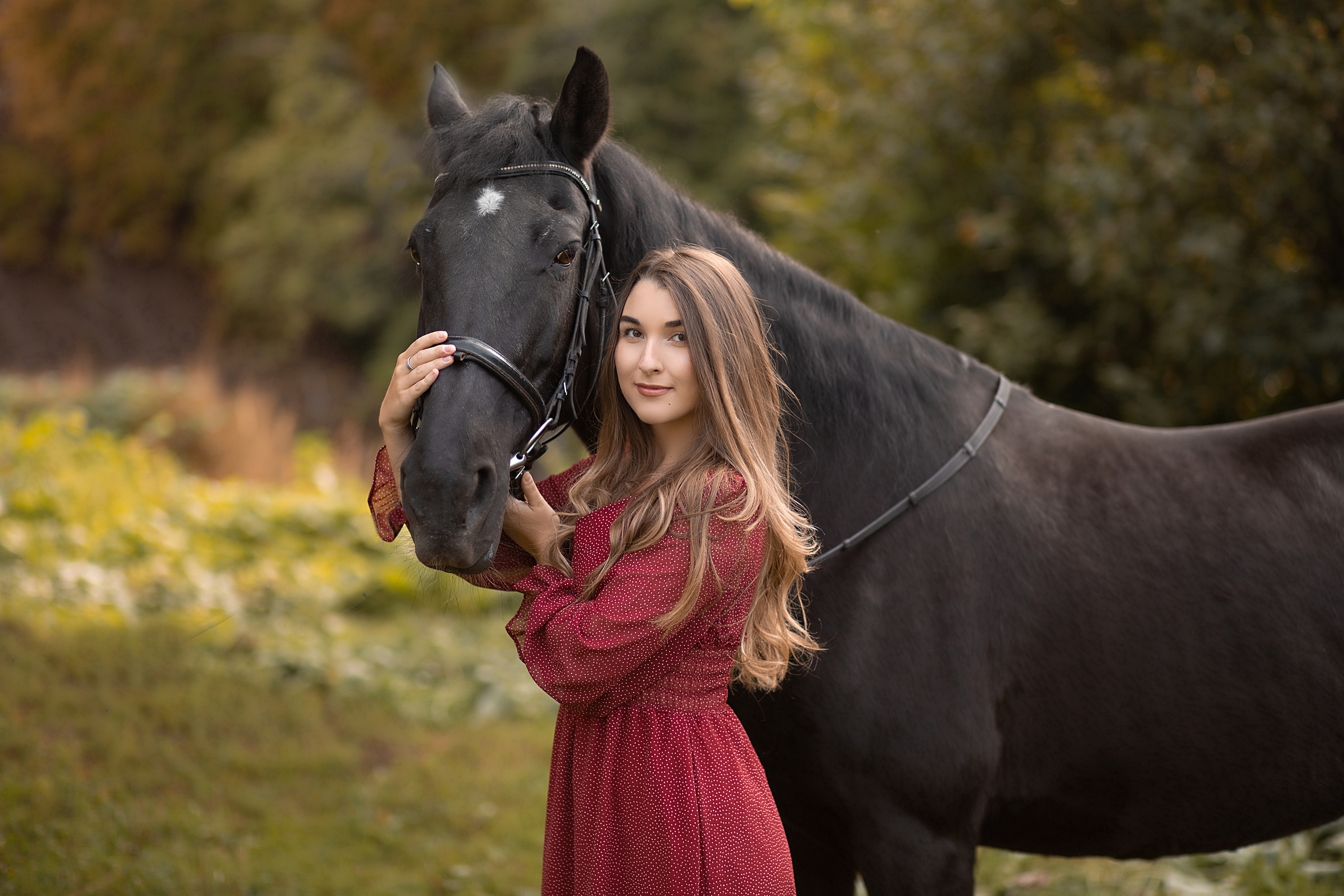 Фотосессия Полины и Жасмин. Фотосессия с лошадьми в Нижнем Новгороде
